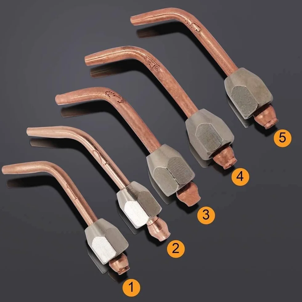 Tyenaza Mini Pistola de Soldadura de Gas, Herramienta de Antorcha de Soldadura con 5 Puntas, Herramienta de Antorcha de Soldadura de Oxígeno Pistola de Llama, para Reparación de Joyería Blowtorch