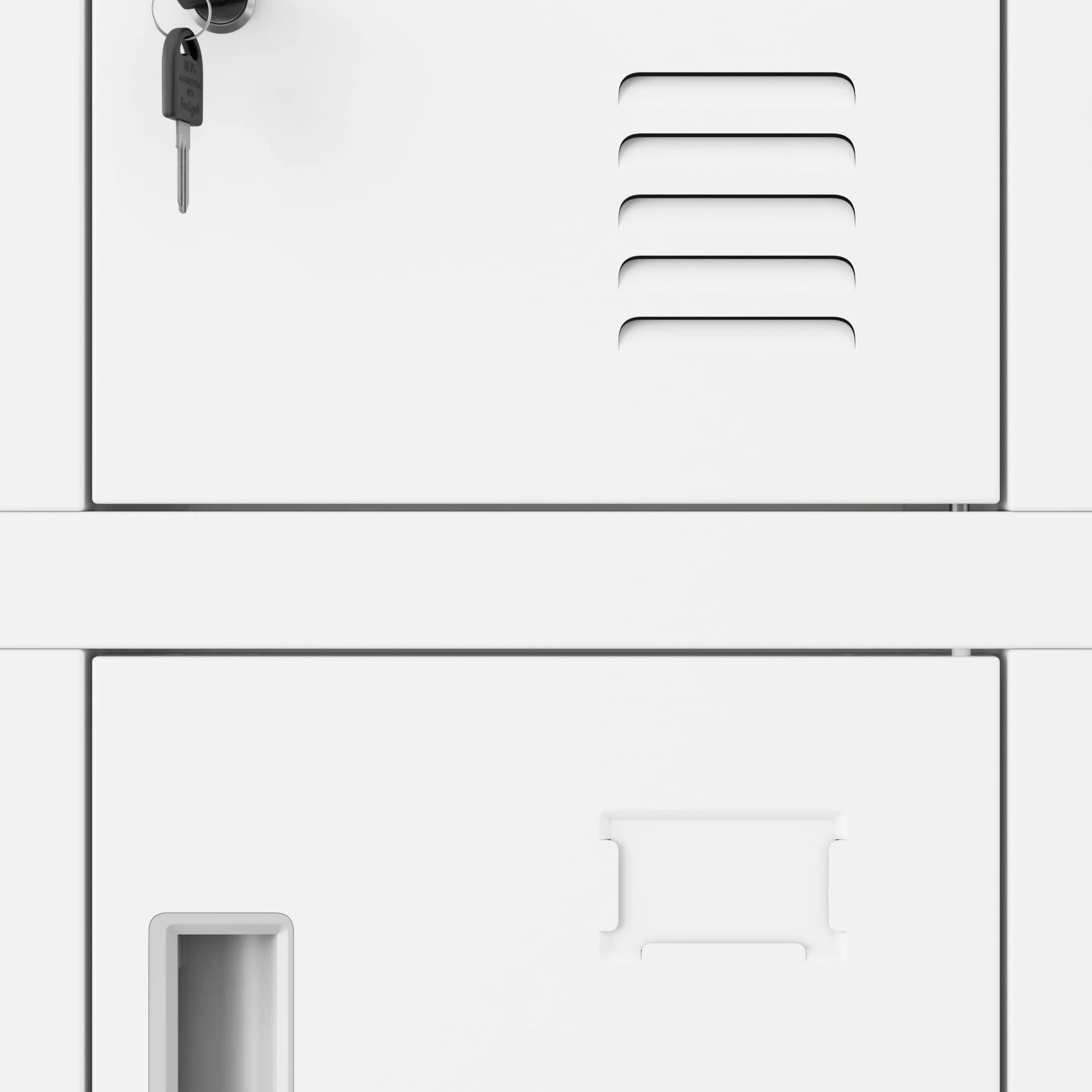 Armario Metálico 5B4A 20 Compartimentos 172x136x45 cm Blanco