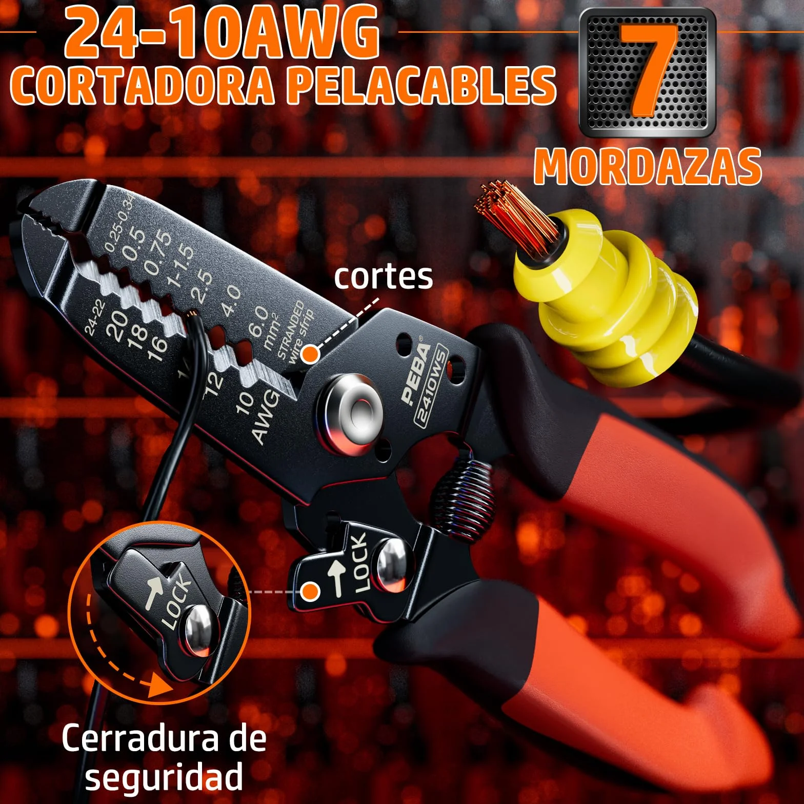 PEBA kits Enchufe de Conector Electrico Impermeable, 1/2/3/4/5/6 pin Clavija Conectores de Eléctrico de Macho y Hembra, con Herramienta de Crimpado, Conector Sellado para Automóviles, Moto, Barcos