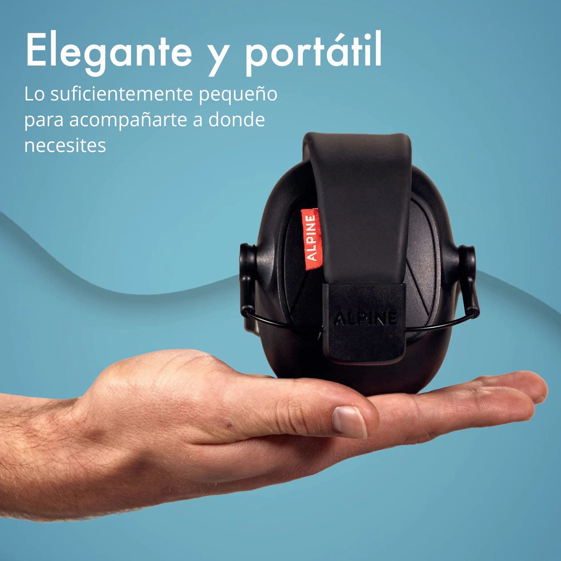 Alpine Defender Orejeras Protección Auditiva 26dB Cascos Aislantes Ruido Diadema Ajustable