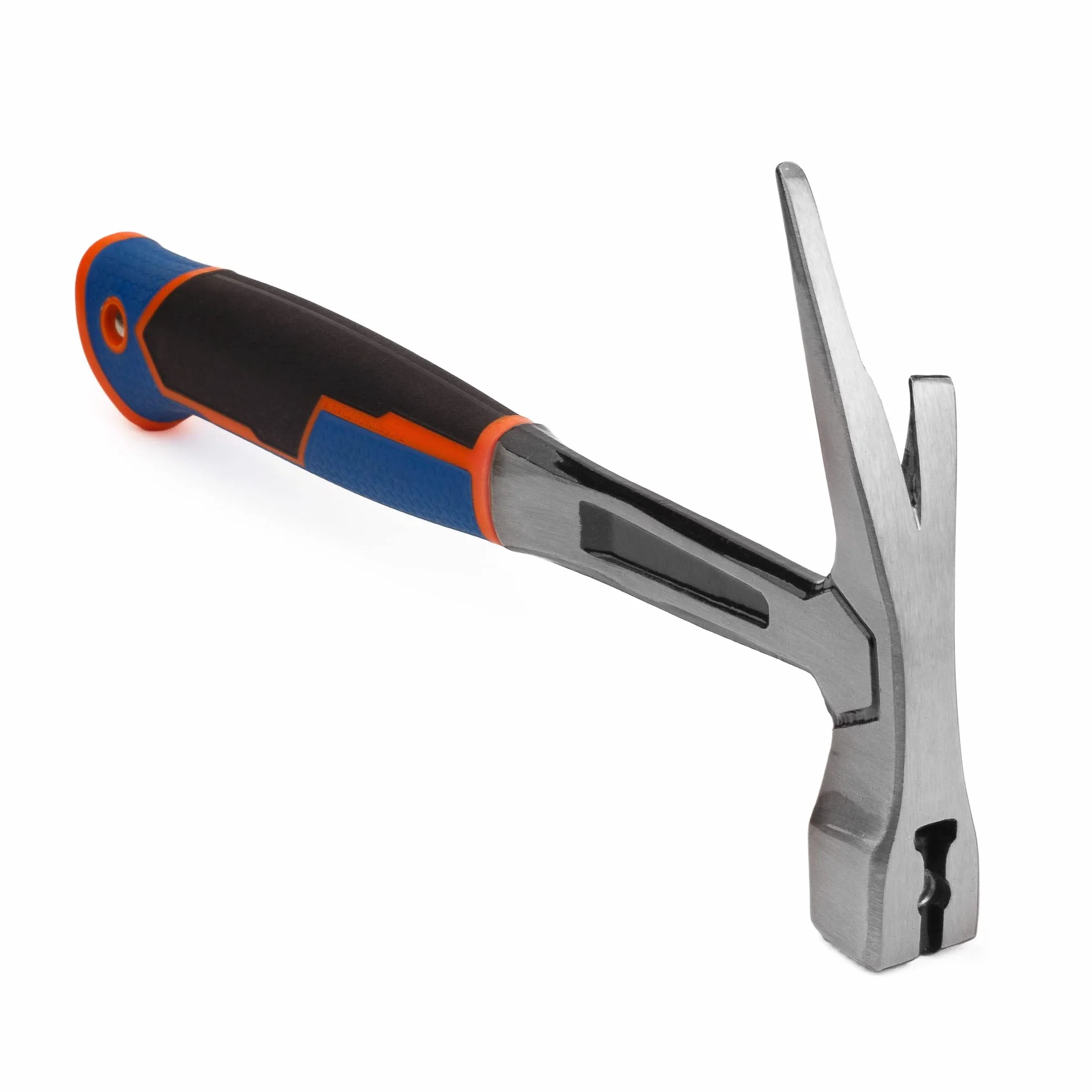 Mivos Martillo de carpintero de 600 g de peso de la cabeza – acero forjado – Martillo de garra con mango antivibración – Martillo de carpintero con soporte magnético para clavos – martillo de acero