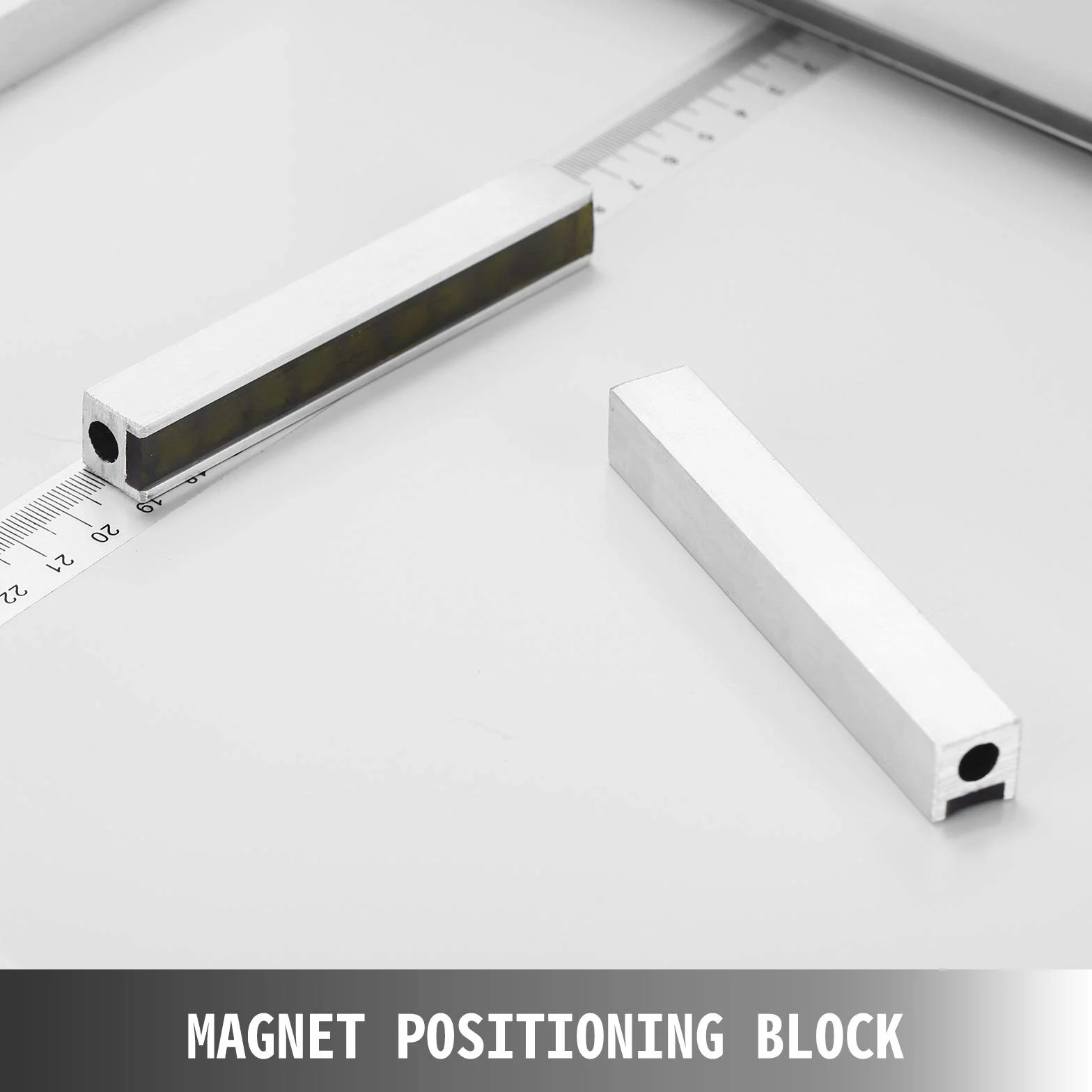 VEVOR Máquina Plegadora de Papel Manual 59,7 cm x 49,5 cm 460 mm Creasing Machine con Reglas de Posicionamiento para A4