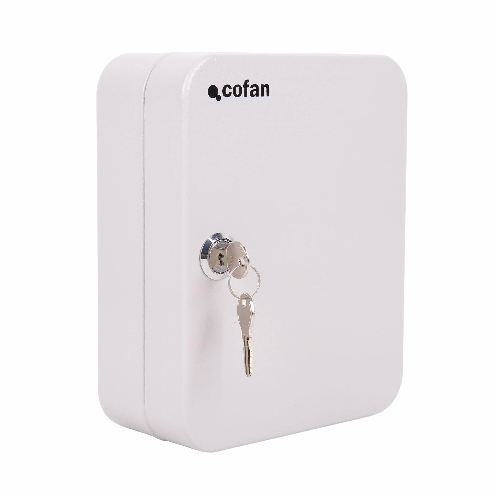 Cofan Armario para Llaves con Cerradura, Caja Fuerte de Seguridad de Acero, Incluye 2 Llaves y Kit de fijación, Instalación a la Pared, Adecuado para 20 Llaves