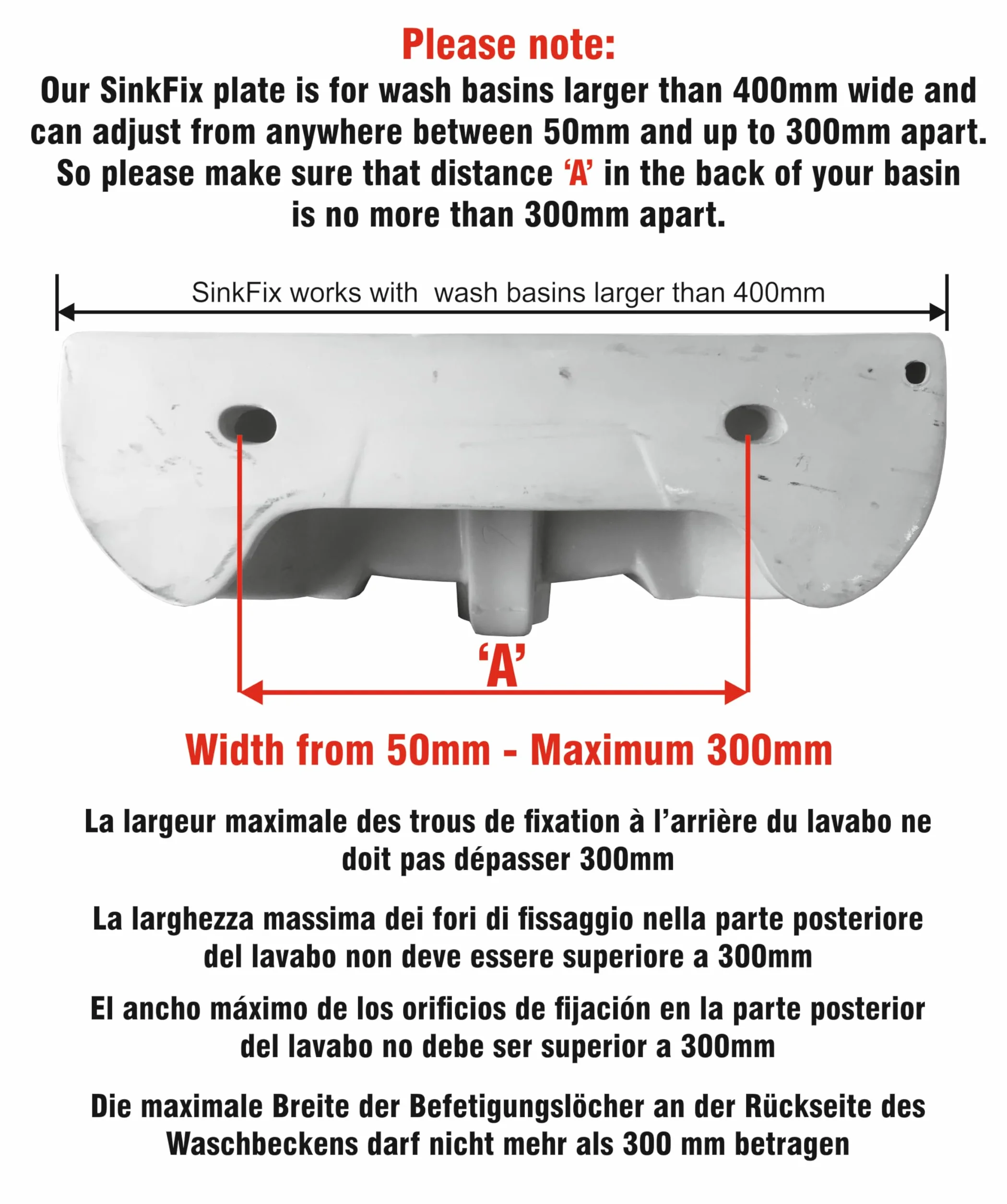 Kit de fijación para lavabo, resistente, placas de yeso y paredes sólidas, fijaciones sanitarias para lavabos colgantes de pared, lámina de amortiguación acústica IXPE gratuita, directamente