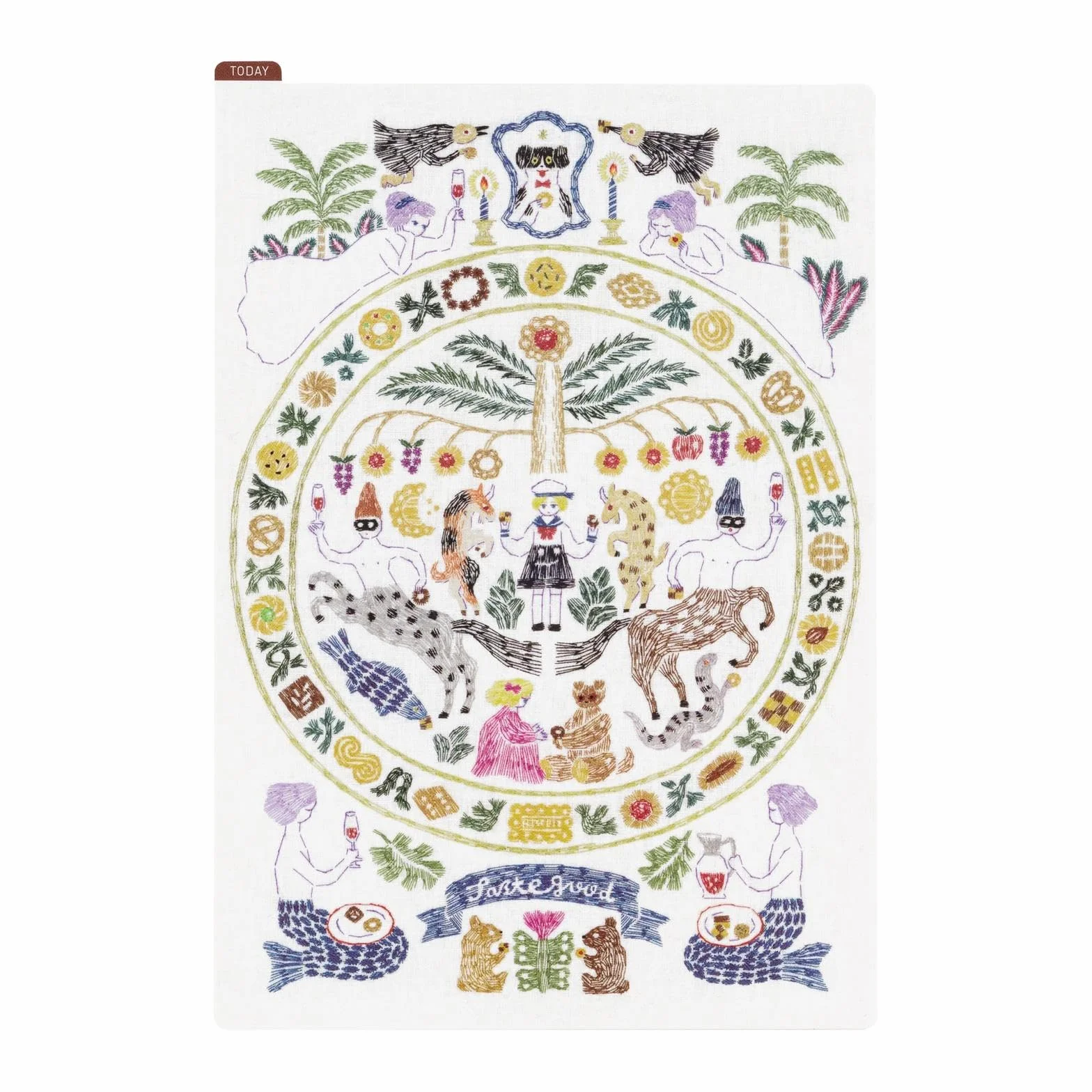 Hobonichi Techo Accessories - iyo okumi: Pizarra Hobonichi para tamaño A5 (Happy Tea Time - Sabe bien)