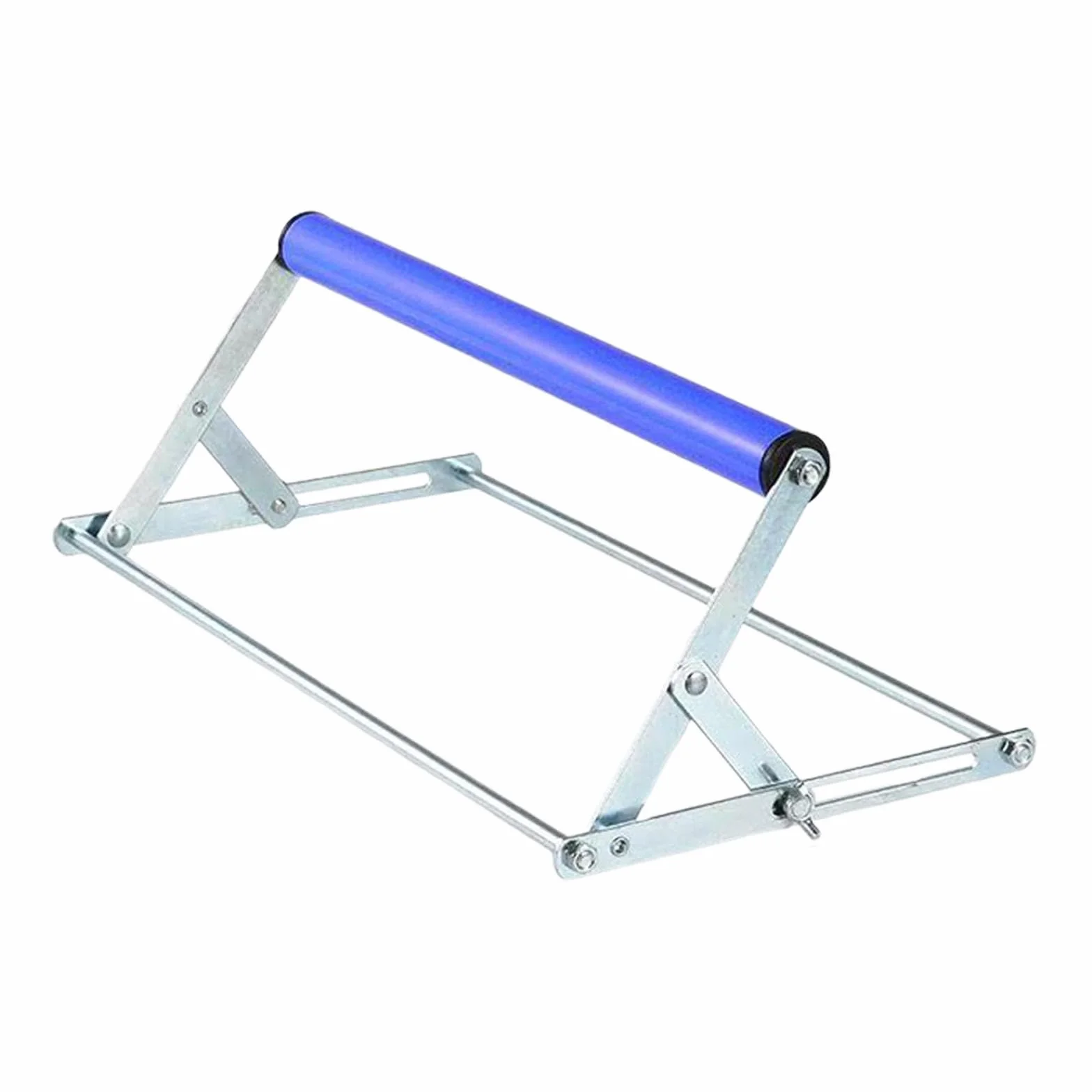 Harilla Bastidor de Soporte para Máquinas de Corte, Plegable, Ajustable, Práctico, Profesional, Soporte Estable, Equipo de Taller, Azul