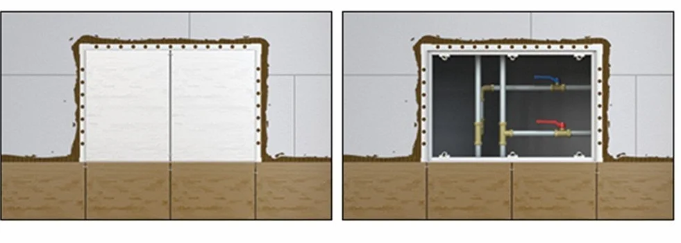 Havos - Puerta de inspección (500 x 330 mm), color blanco