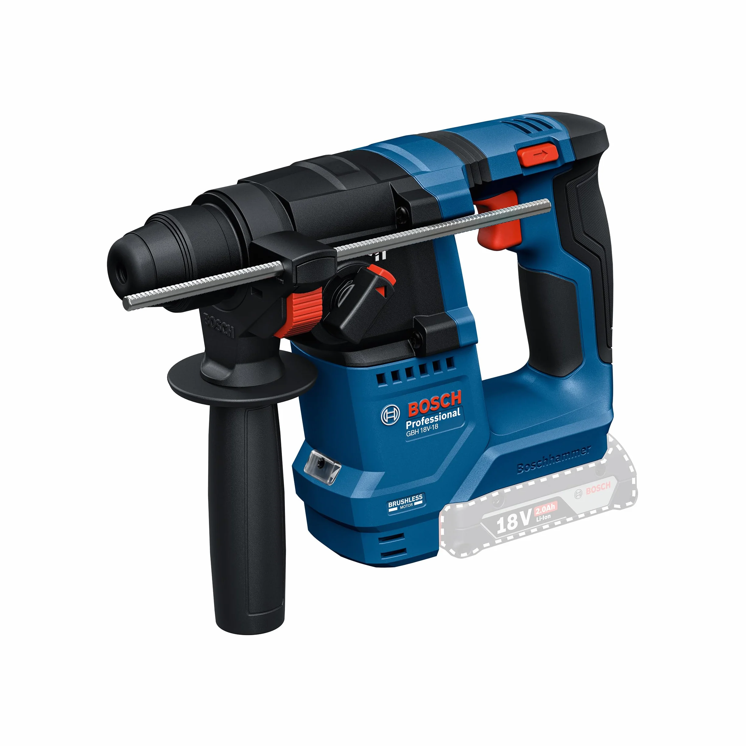 Bosch Professional 18V System martillo perforador a batería GBH 18V-18 X (SDS Plus Solo)