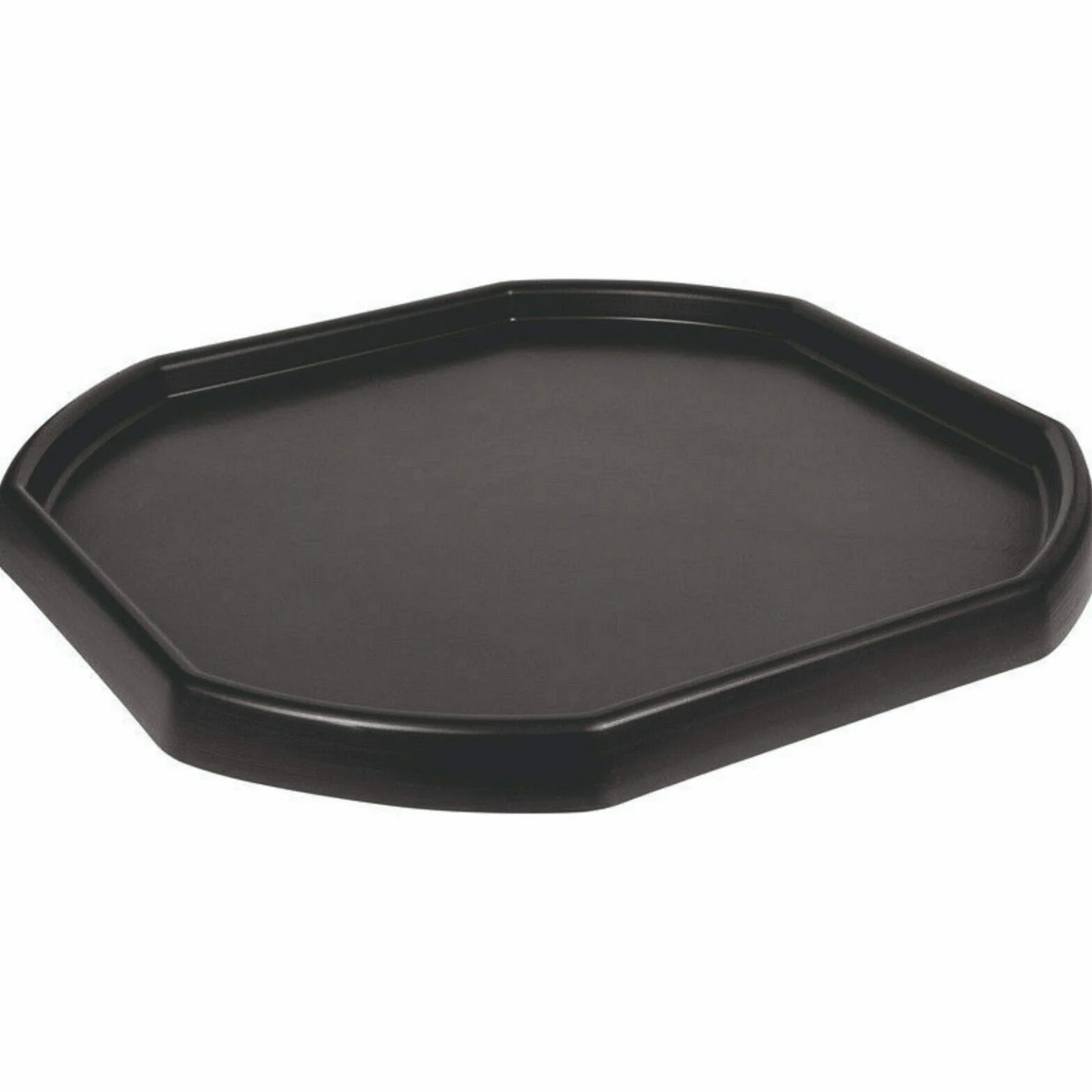 Bandeja de mezcla pequeña de 70 cm x 70 cm, bandeja surtida de plástico para niños (Negro)