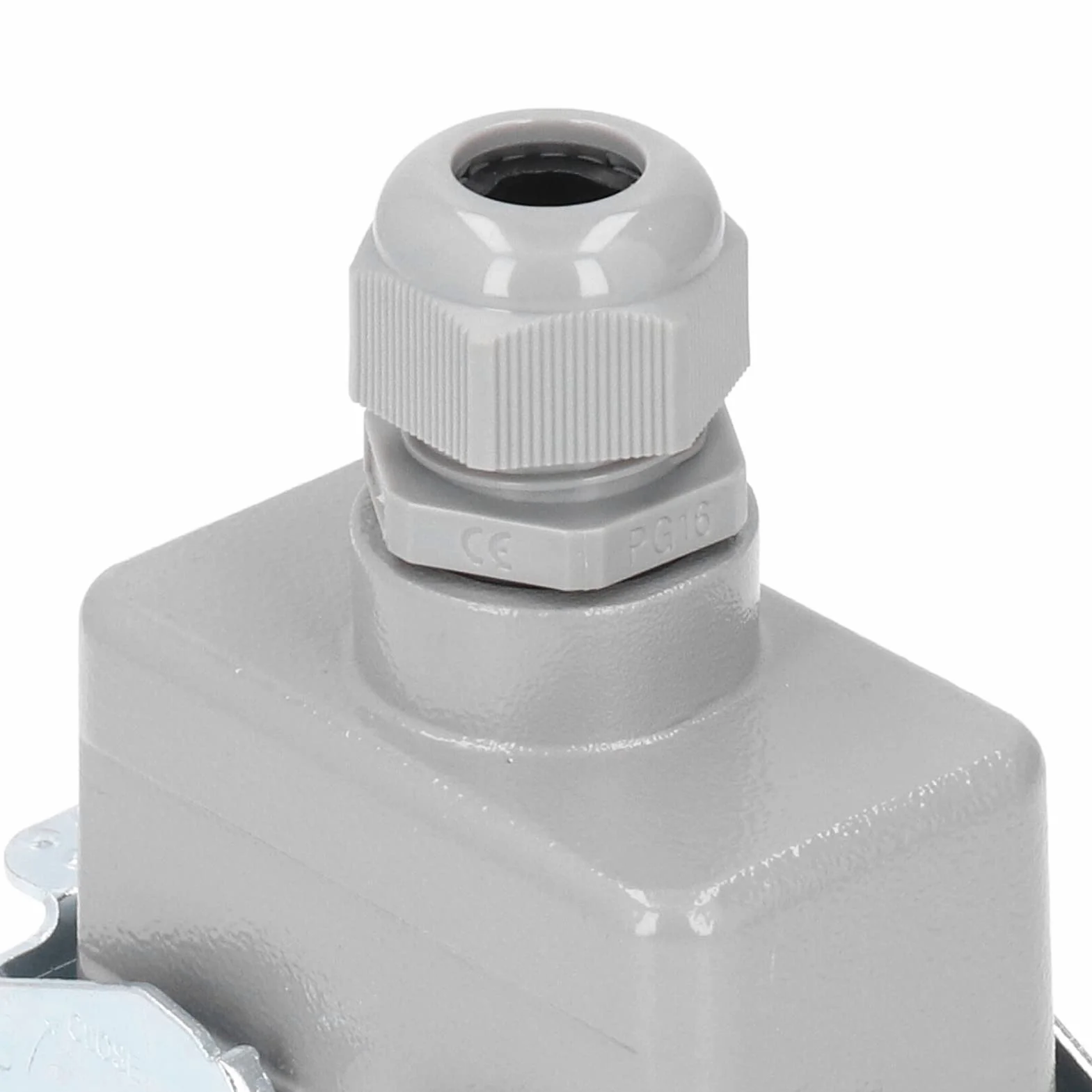 Conector Rectangular Resistente IP65 16a 500V Conector Resistente Al Agua Conexión de Tornillo Retardante de Llama HDC-HE-010-4-PG16