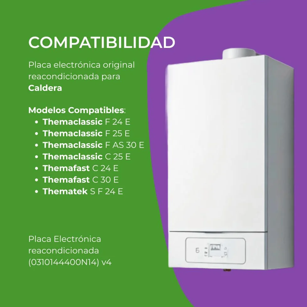 Placa Electrónica Original para Caldera 0310144400N14 V4 - Modelo 3 Relés Disposición 2+1 - Compatible Varios Modelos - Pieza Repuesto Reacondicionada - Garantía 1 Año
