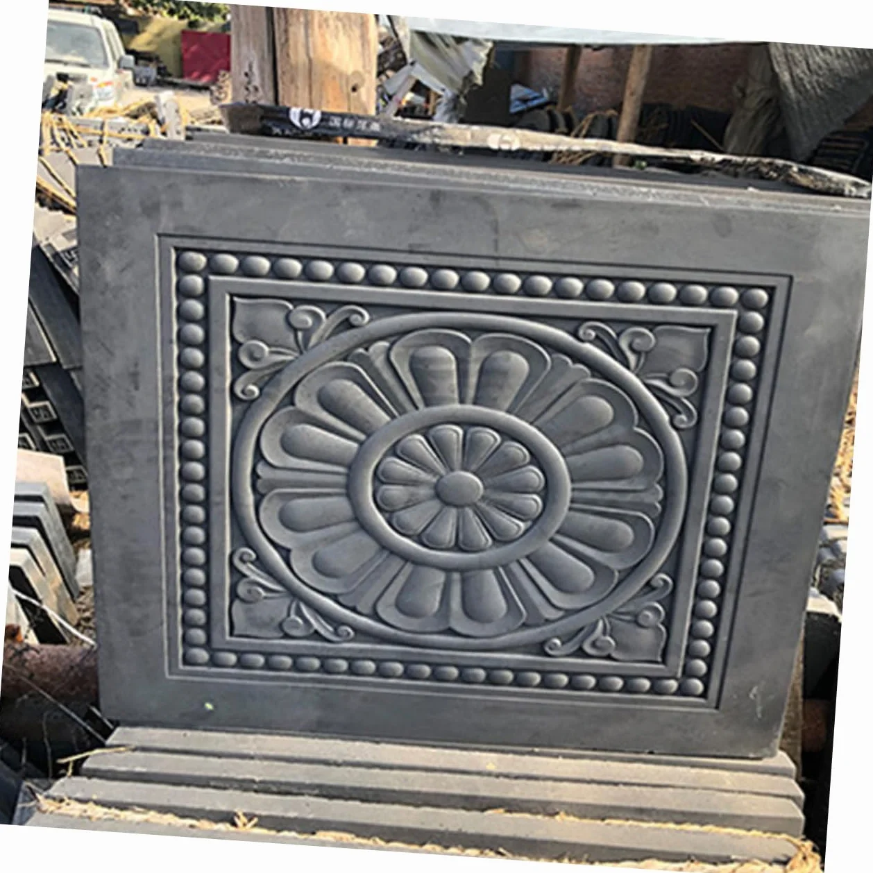 Molde de Plástico Reutilizable para Adoquines de Hormigón Diseño Antiguo para Pavimento en Parques y Patios Estilo Chino, Forma Rápida y Fácil de Desmoldar