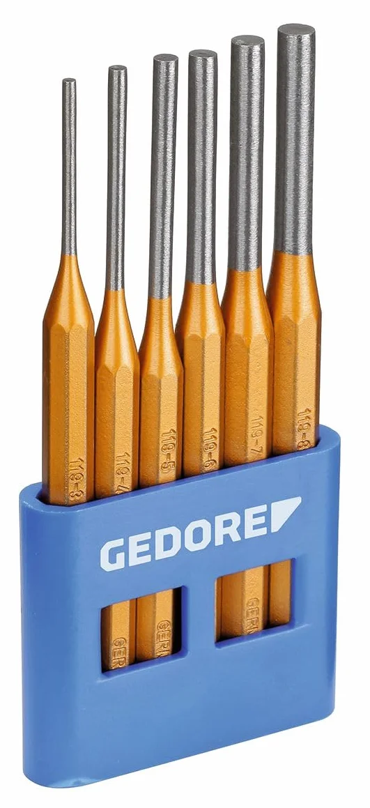 Gedore 116 A - Juego de botadores 6 piezas