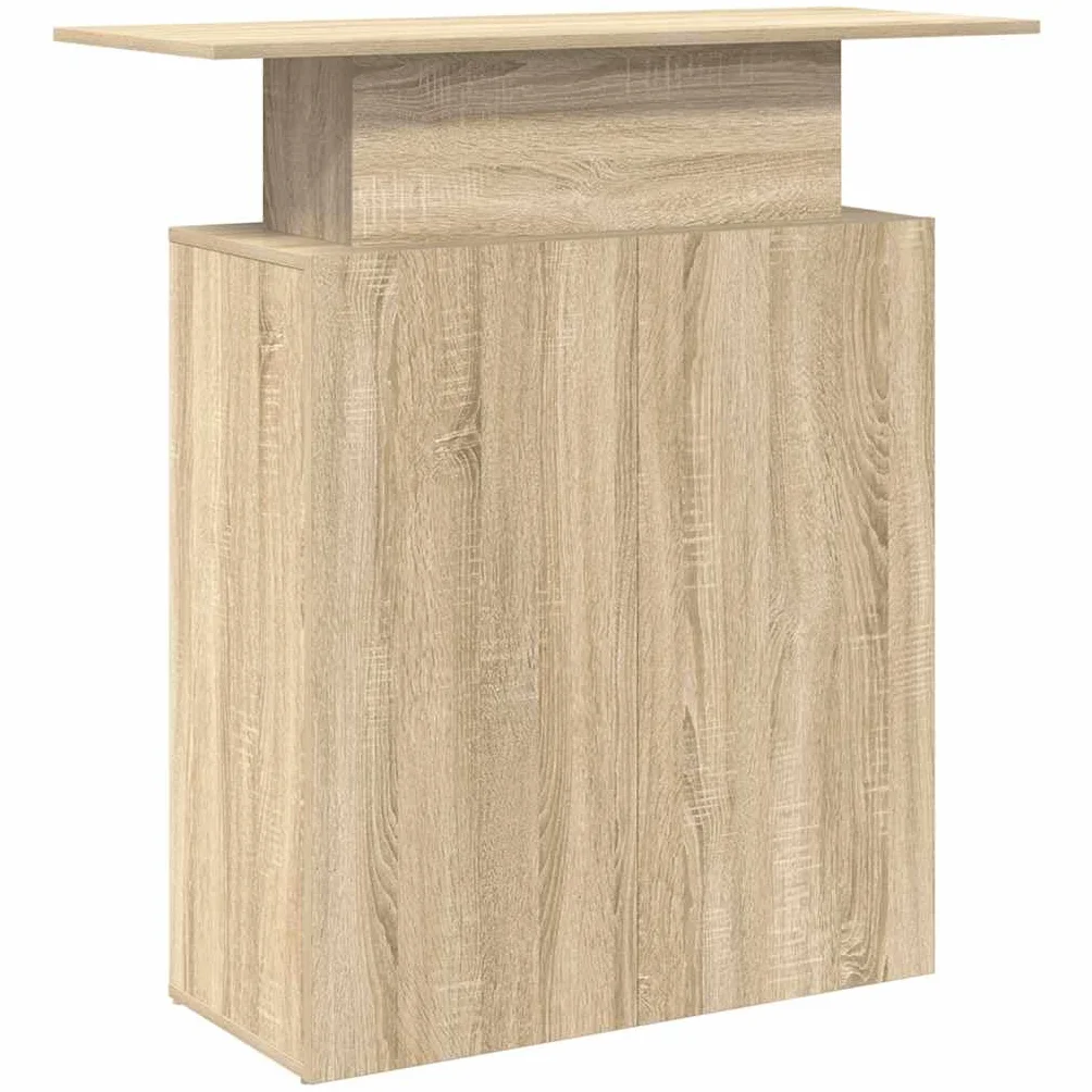 vidaXL Mostrador de recepción Roble Sonoma 100x40x104 cm Madera de ingeniería