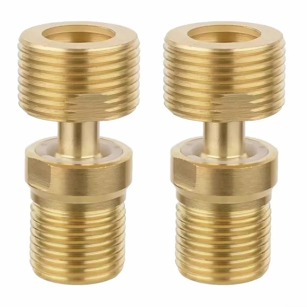Besttoolifes Codo de ducha giratorio 360° cobre ángulo ajustable conector pared baño cocina 2 unidades