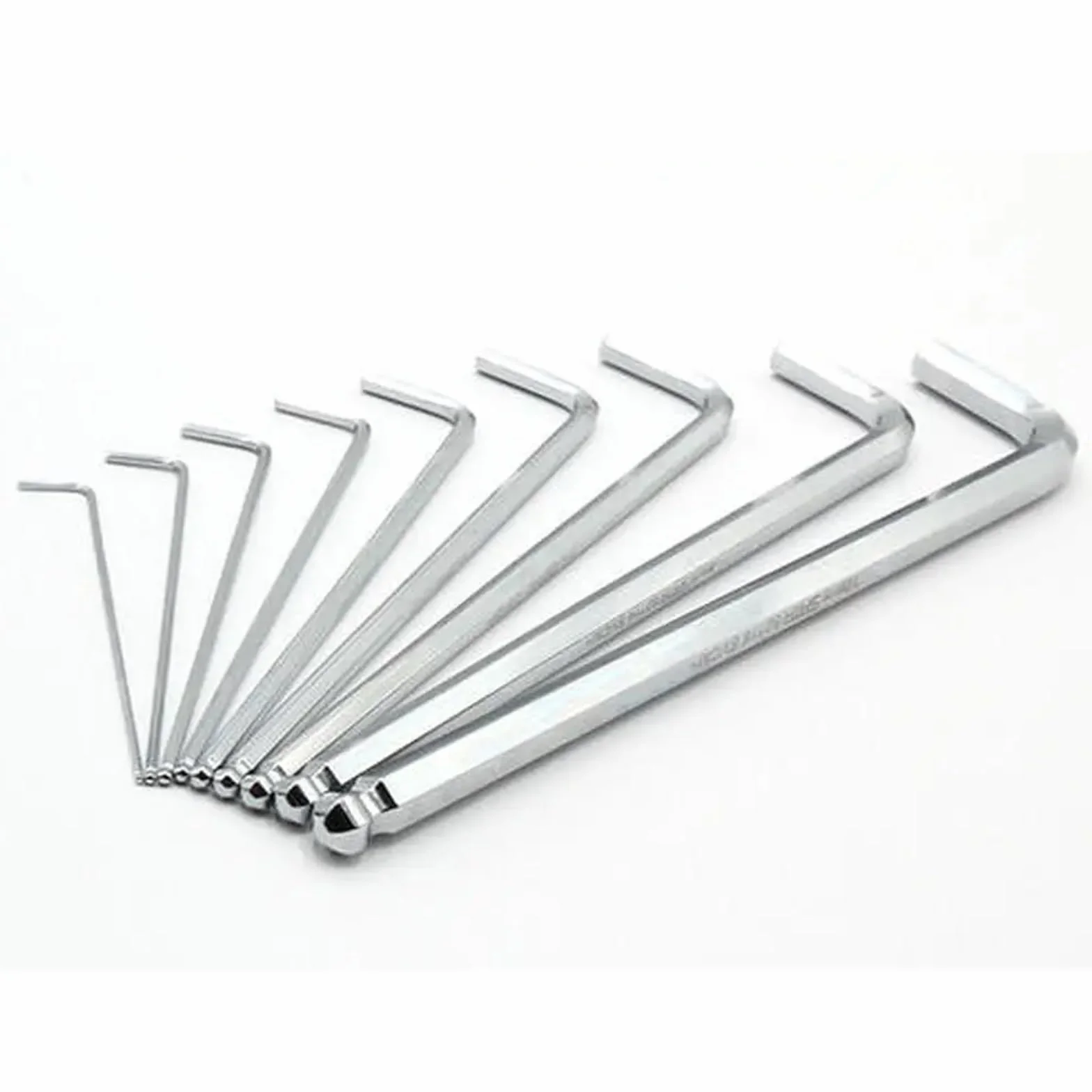 Llaves Allen Llave hexagonal de brazo largo con punta bola Allen en forma L, llave métrica, 1 ud(19mm)