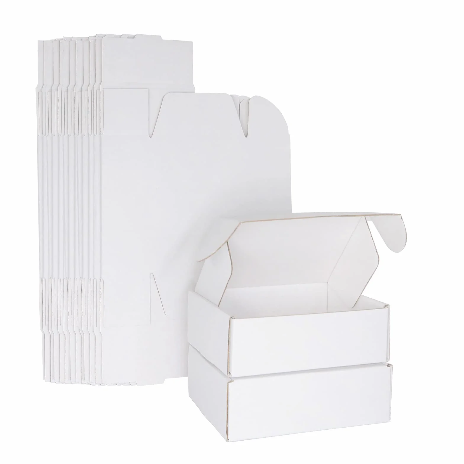 25 Piezas Cajas de Cartón Corrugado, 150x100x50mm Cajas de Paquetes Pequeños, Cajas de Embalaje para Negocios, Correos, Almacenamiento o Regalo