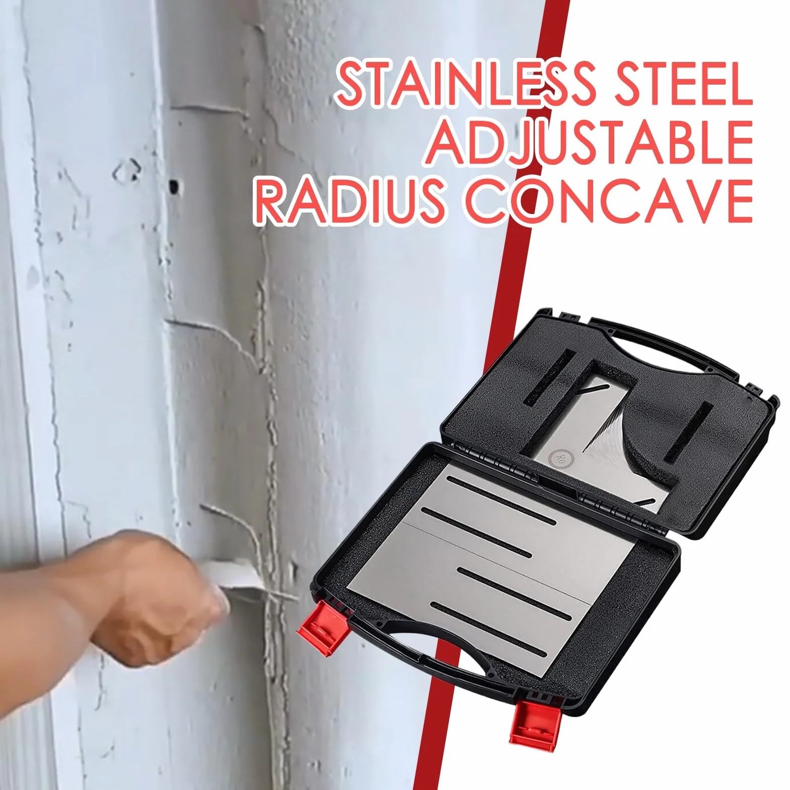 Rasqueta Para Pintura Herramienta para Eliminar Pintura | Removedor De Revestimientos Con Almacenamiento Diseno Plano Para Reformas Pared Suelo Ventana Muebles Eliminar Papel Pintura