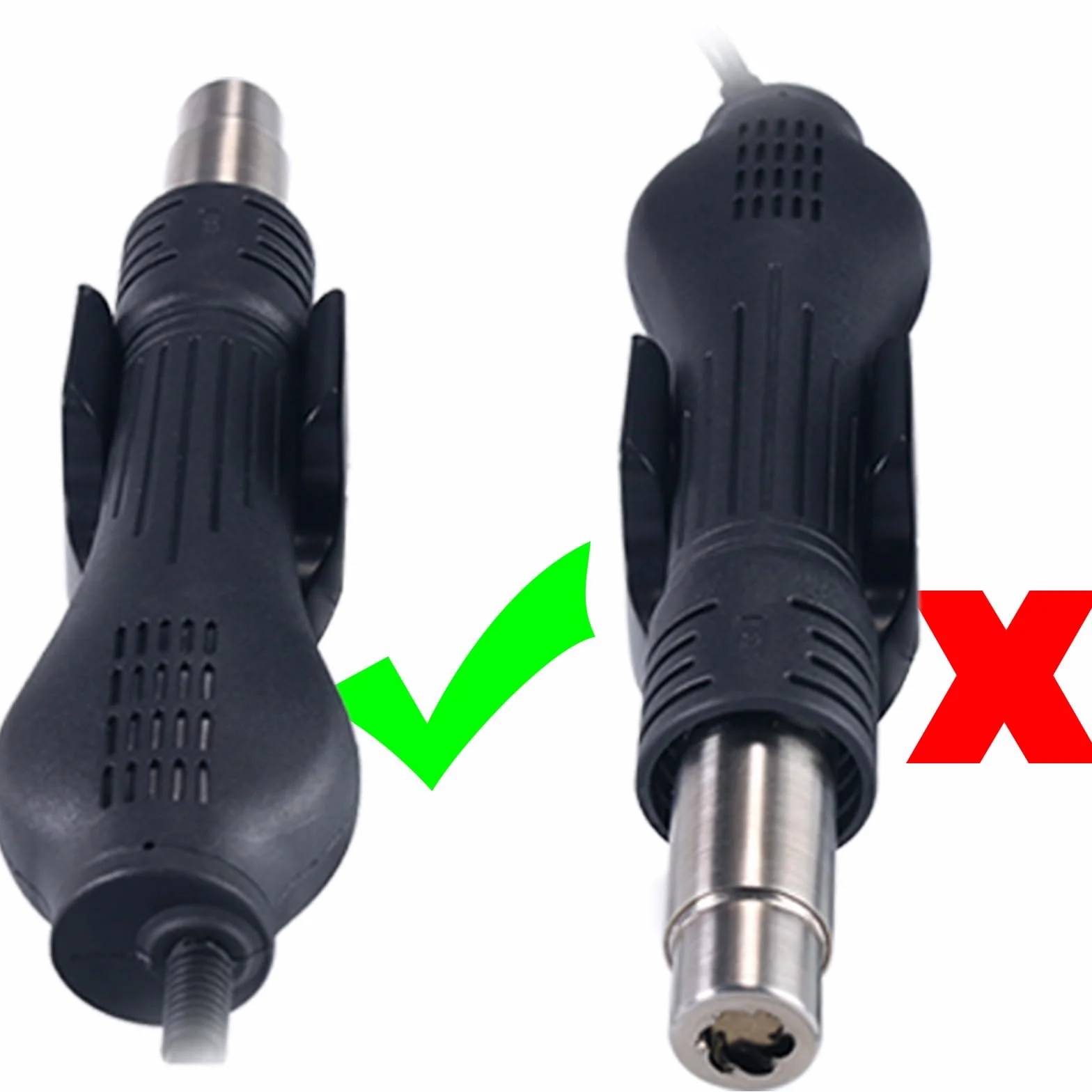 YIHUA 938BD-I 2 en 1 Estación de retrabajo de aire caliente 110W EVO Estación de kit de soldador con pantallas de temperatura dual Modo de suspensión