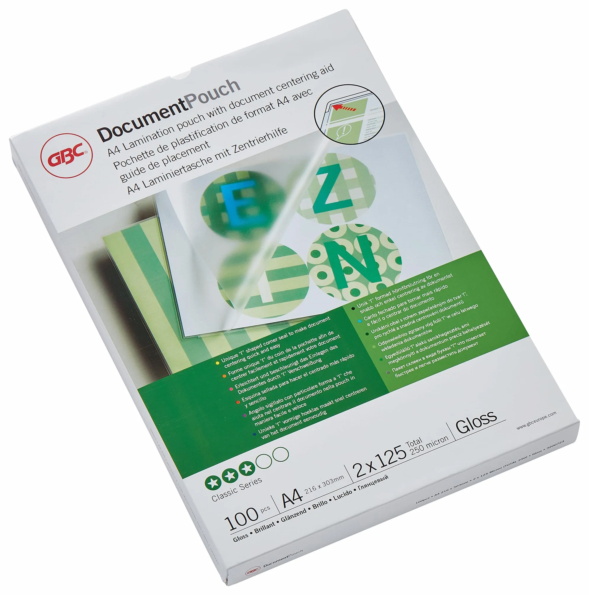 Rexel GBC Carteras de Plastificación A4 125 micras Pack 100