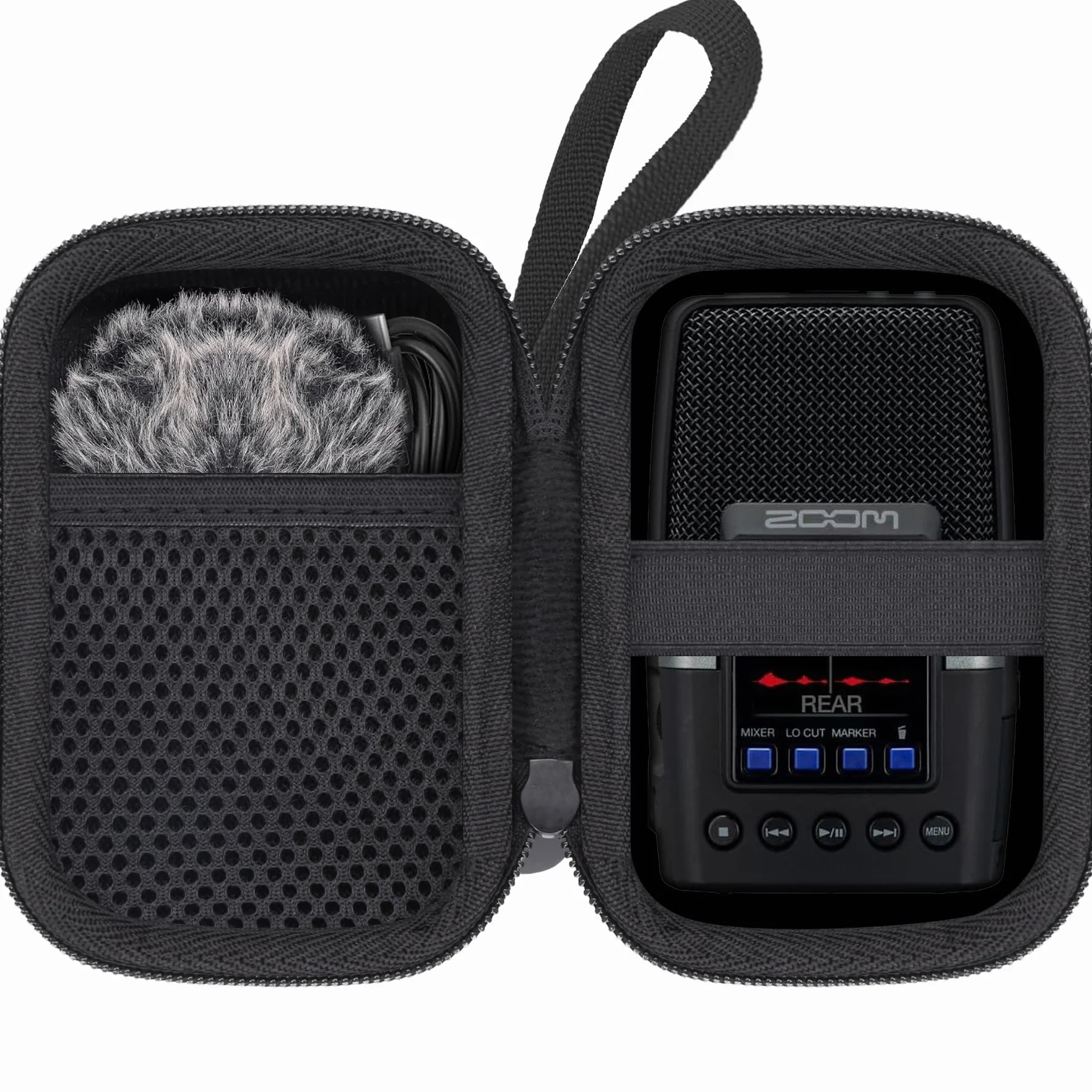 Aenllosi Estuche rígido para Zoom H2essential H2n Grabadora portátil Protector Transporte, Negro