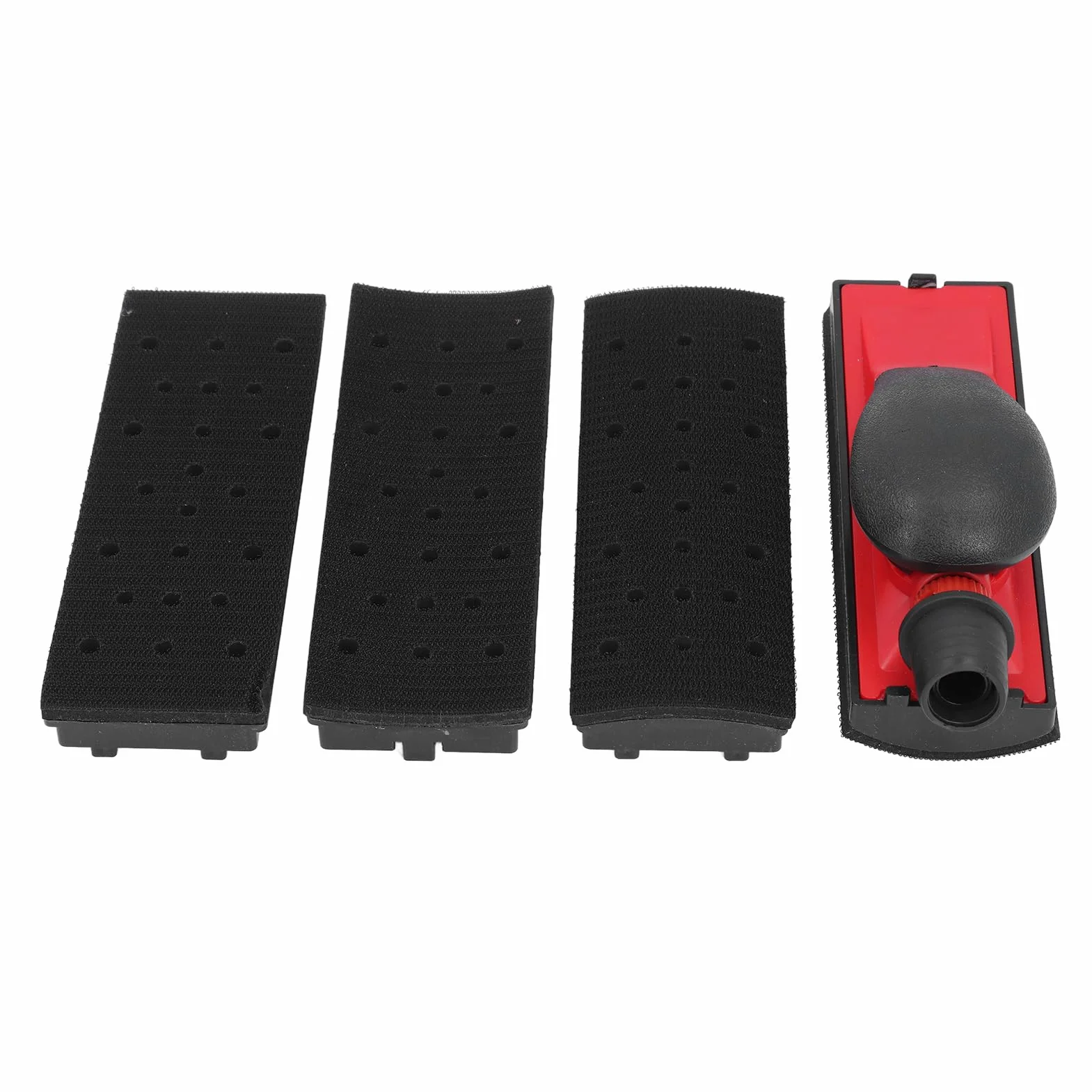 Bloque de Lijado Manual, Fácil de Usar Lijado de Plástico Bloque de Lijado 4 Tipos Chasis Interruptor de Entrada de Aire Ajustable Multifuncional para Limpieza del Hogar