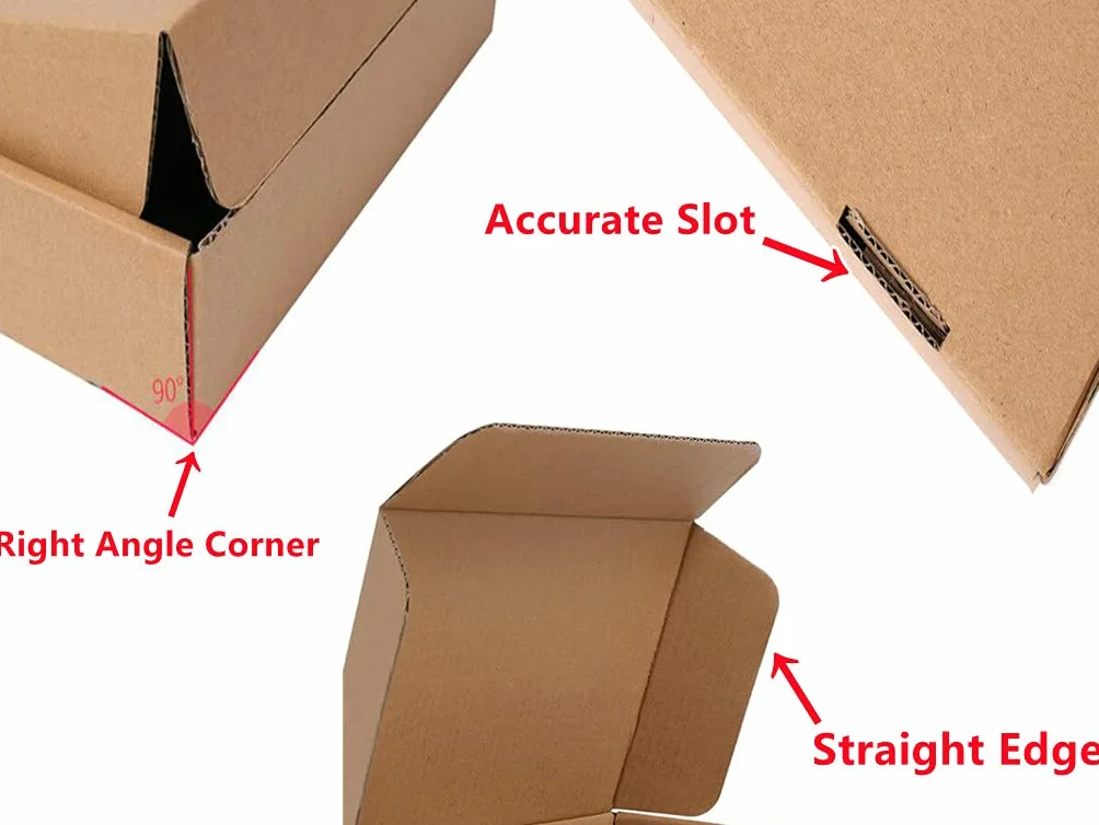25 Piezas Cajas de Cartón Corrugado, 150x100x50mm Cajas de Paquetes Pequeños, Cajas de Embalaje para Negocios, Correos, Almacenamiento o Regalo