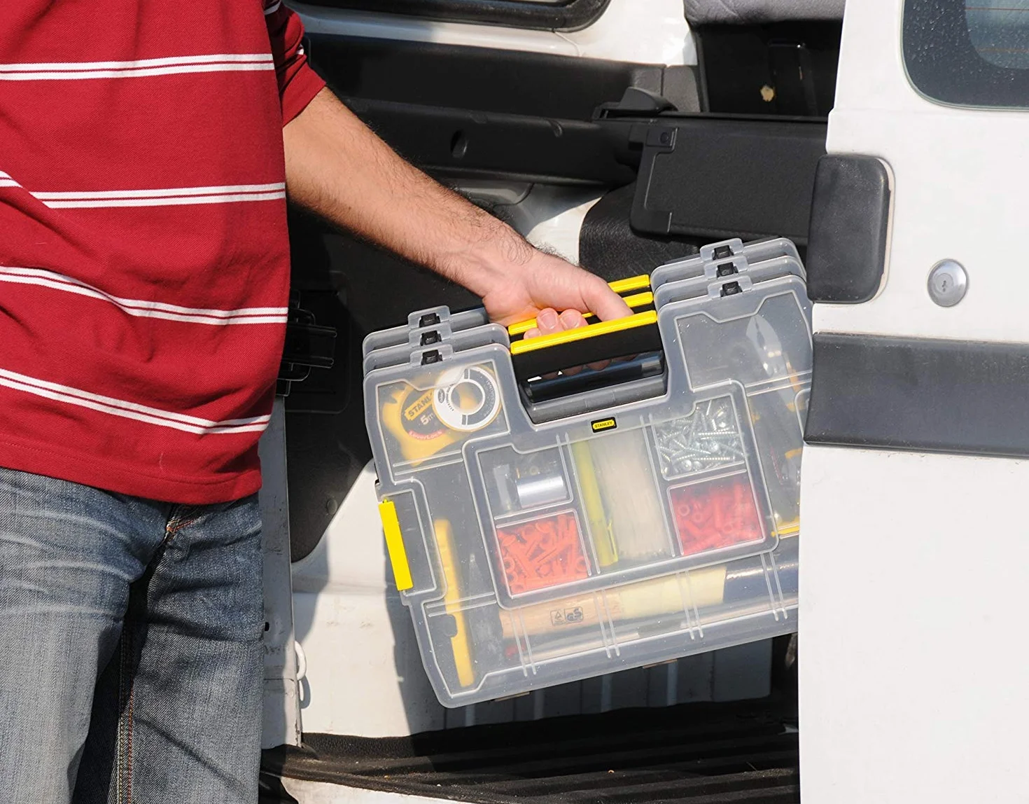 Stanley SortMaster Junior Organizador Negro 1-97-483