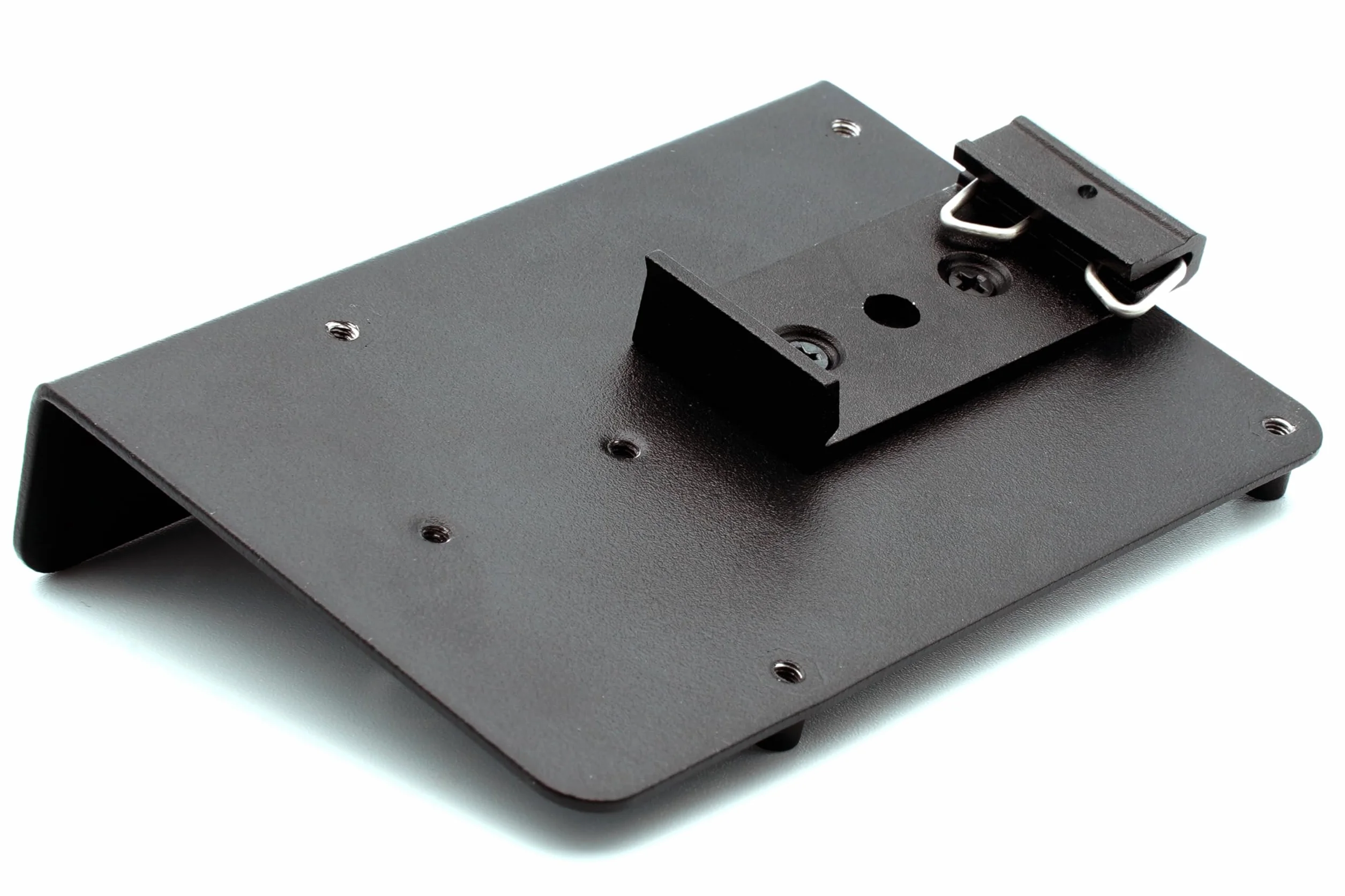 KKSB Cases Raspberry Pi - Soporte para carril DIN compatible con Raspberry Pi 5, 4B, 3B y otros SBC con el mismo patrón de agujeros de tornillo, acero con recubrimiento en polvo, 6 posiciones de