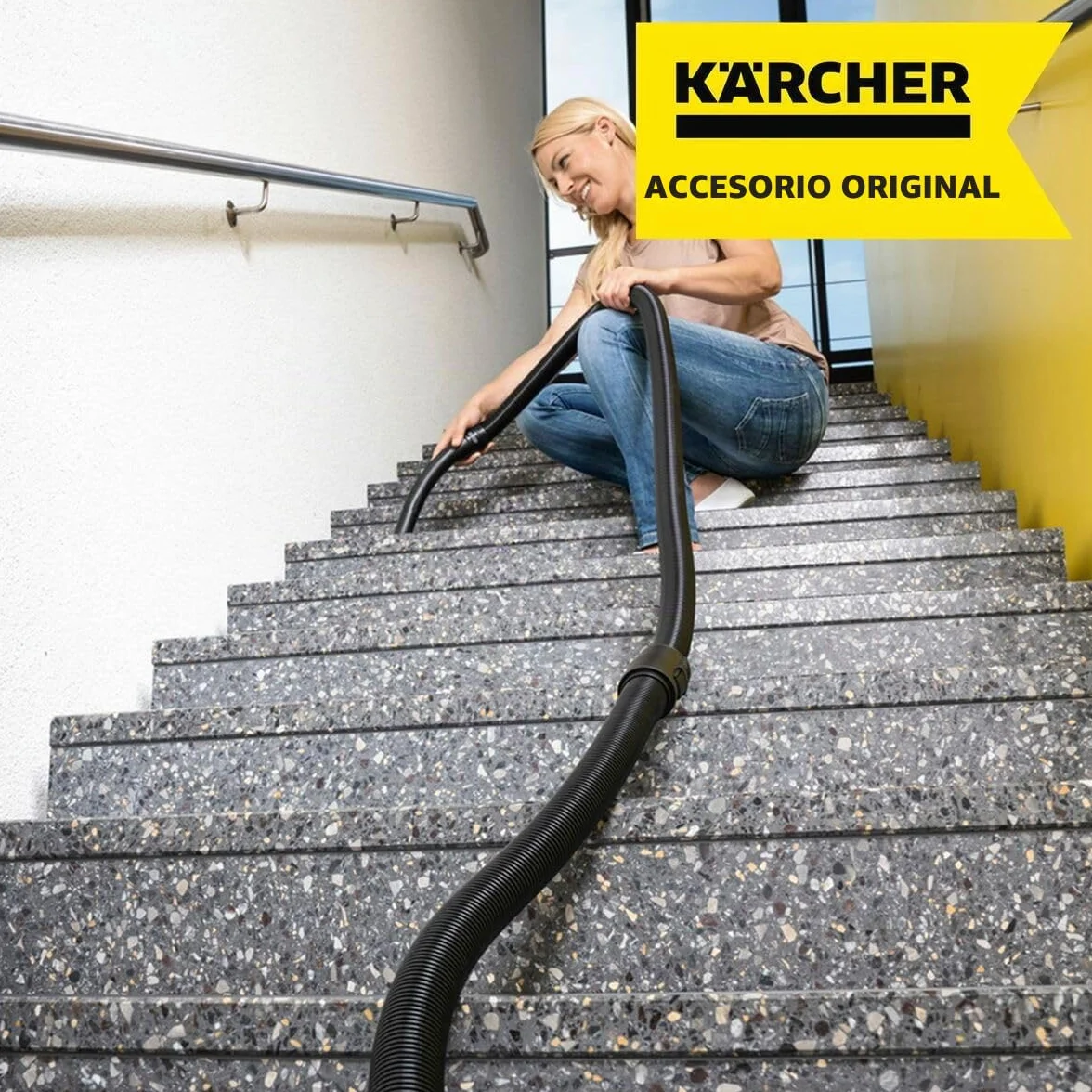 Kärcher Original Prolongación de mangueras de aspiración para las aspiradoras WD 2 Plus, WD 3, KWD 1–KWD 3 de Kärcher y SE 4001, SE 4002 (2.863-305.0)