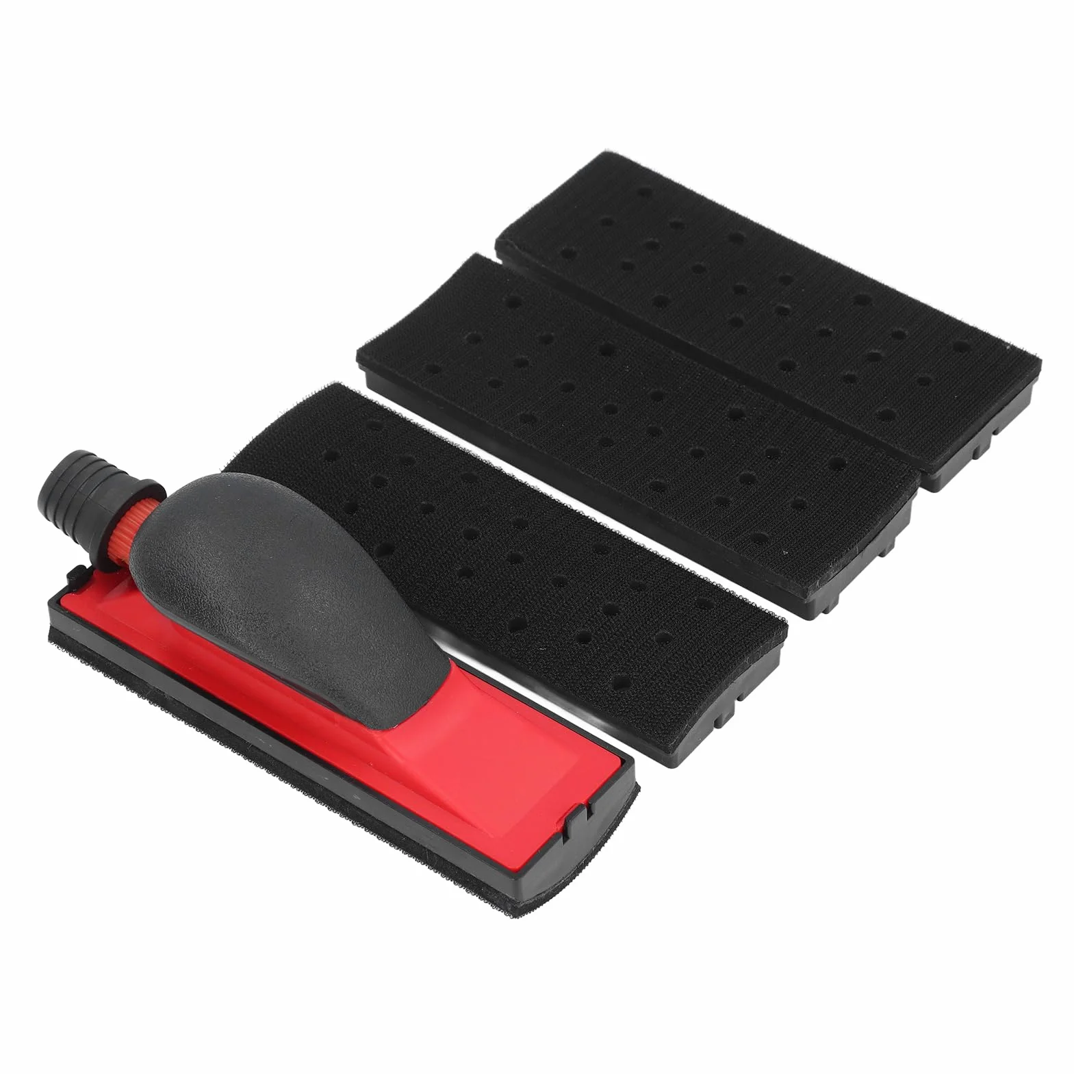 Bloque de Lijado Manual, Fácil de Usar Lijado de Plástico Bloque de Lijado 4 Tipos Chasis Interruptor de Entrada de Aire Ajustable Multifuncional para Limpieza del Hogar