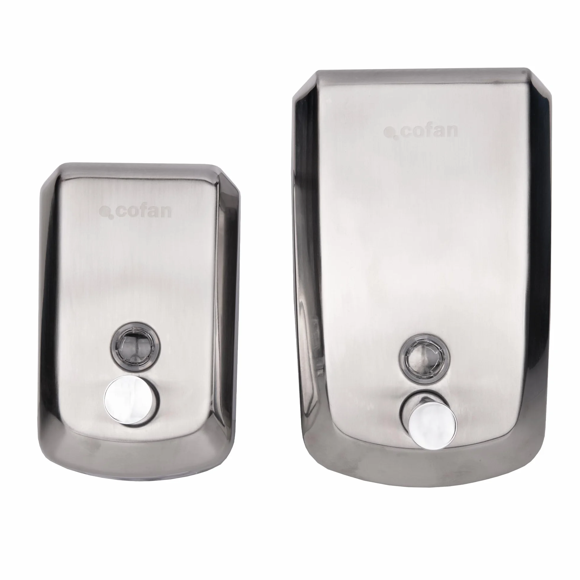 Dispensador de Jabón en Acero Inoxidable 304 500 ml 10 x 6 x 15,5 cm