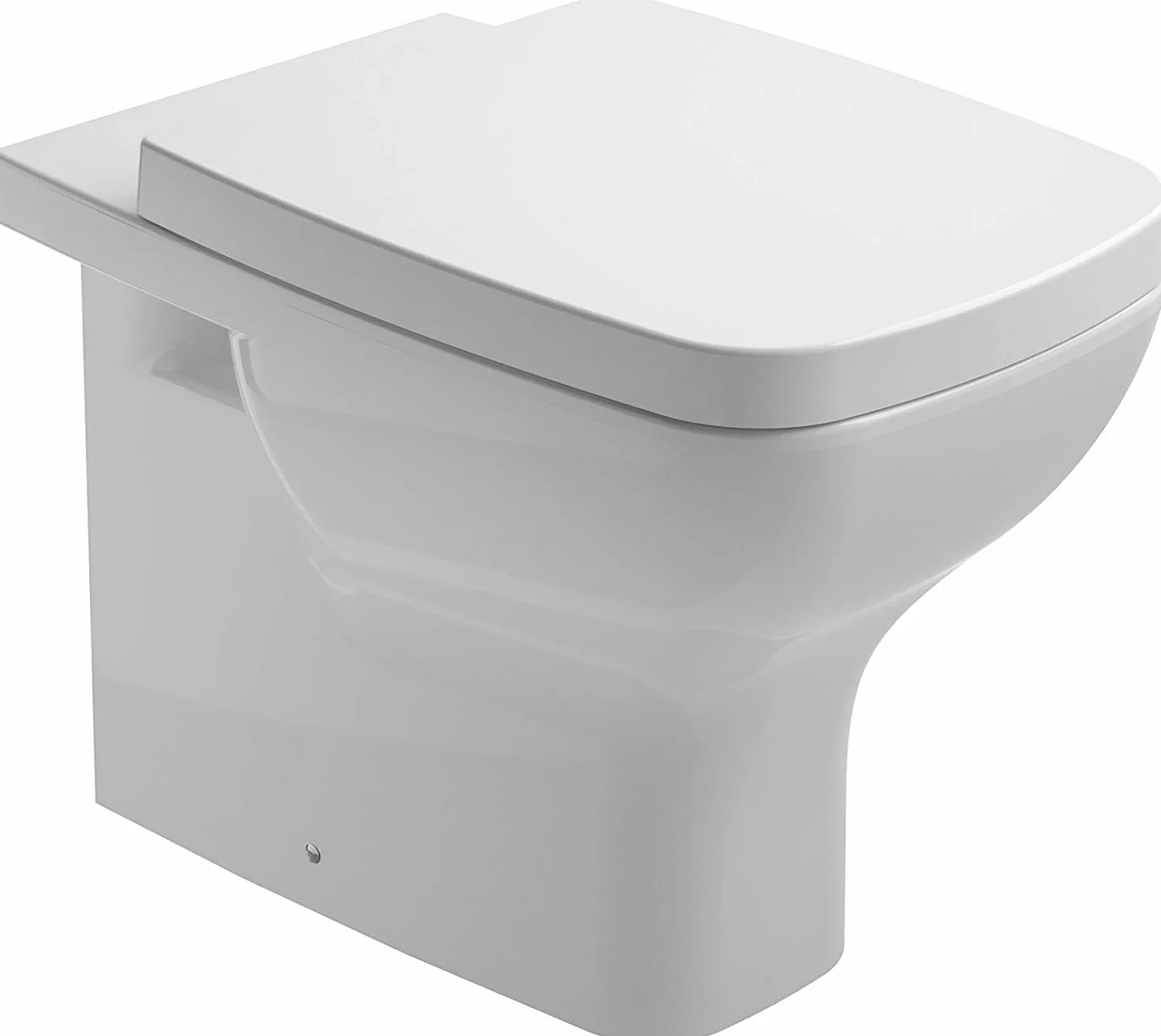 Gala Emma Square – Tapa y Asiento Amortiguado Inodoro - Forma Cuadrada - Cierre Suave - Incluye Kit Fijación - Bisagras Acero Inoxidable - Fácil Limpieza - Color Blanco