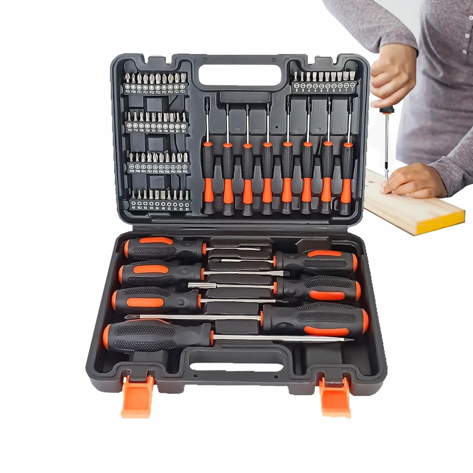 Juego de Destornilladores Kit 66 piezas de puntas precisión reparación | Juego de Destornilladores Magnéticos Para Relojes, Gafas, Ordenadores, Gafas de Sol y Electrónica del Hogar