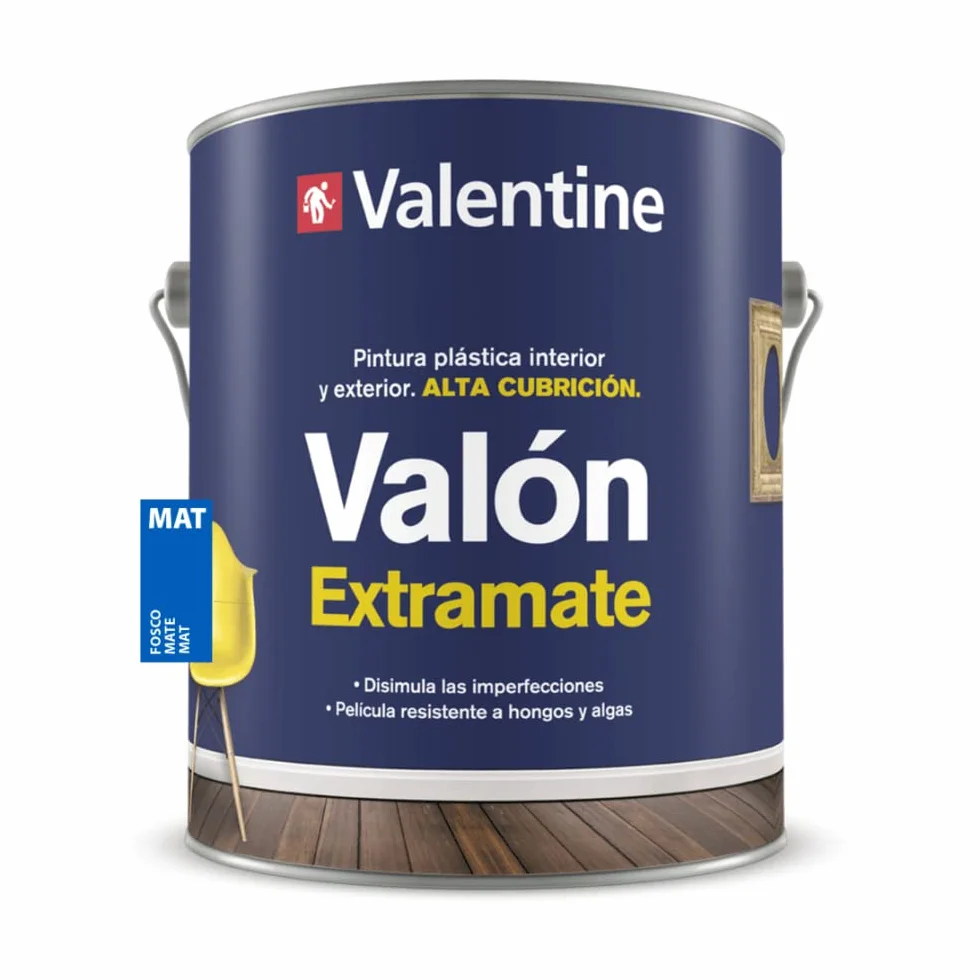 VALON EXTRAMATE BLANCO 4 LITROS ALTA CALIDAD