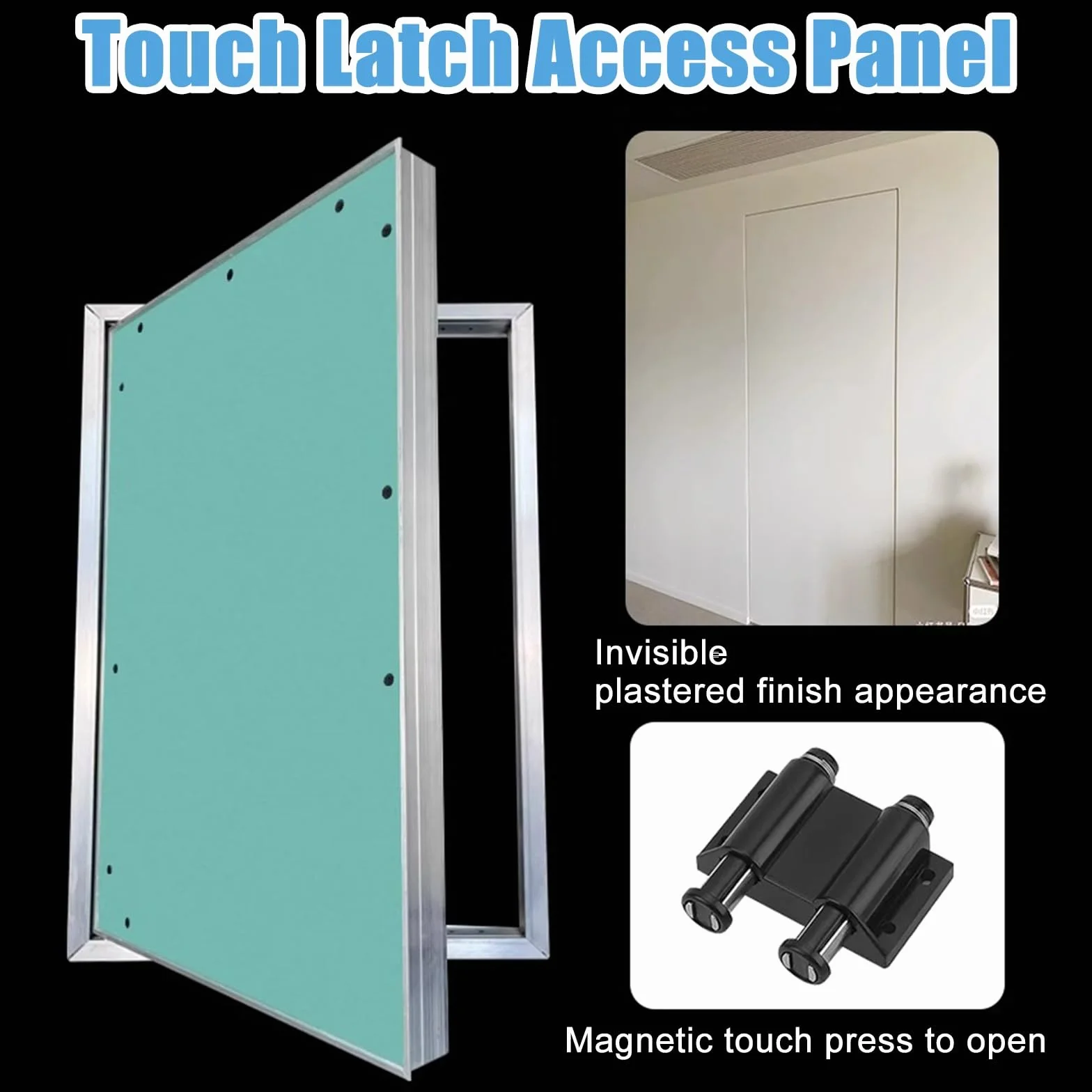 Trampilla Pladur Panel De Acceso Extragrande 1000 1200 1500 1600 1800 MM Alto, con Cerradura para Tapar Orificios De Inspección De Pared, Ideal para Ocultar Cables, Medidores(WxH 30x100cm)