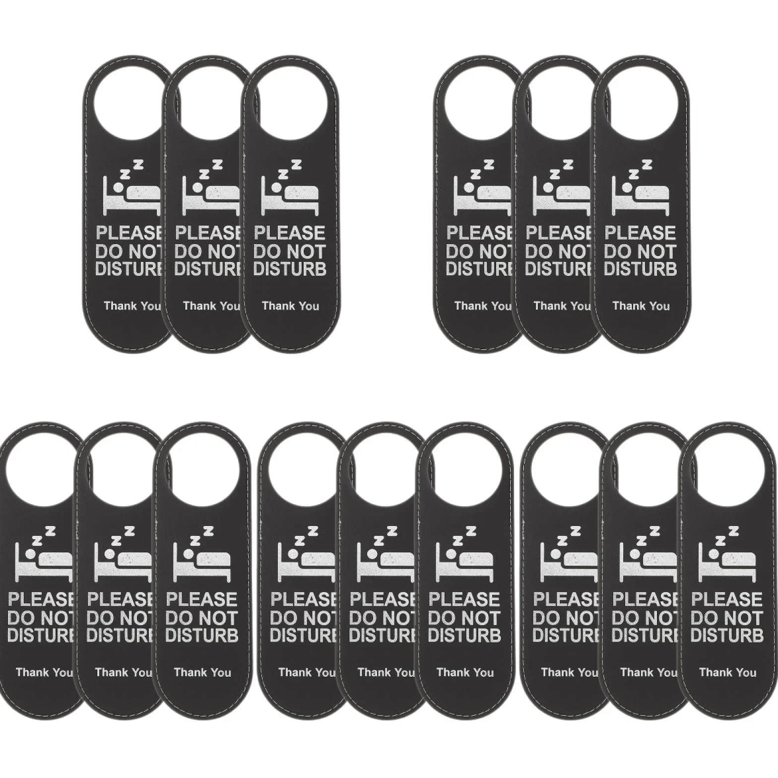 Ciieeo 15 Piezas Manija De Puerta No Molestar Indicador De Señal Etiquetas De Suspensión De Cuero Para Puerta El Letrero No Molestar Cartel Colgante Puerta Del Hotel Colgar Un Número De