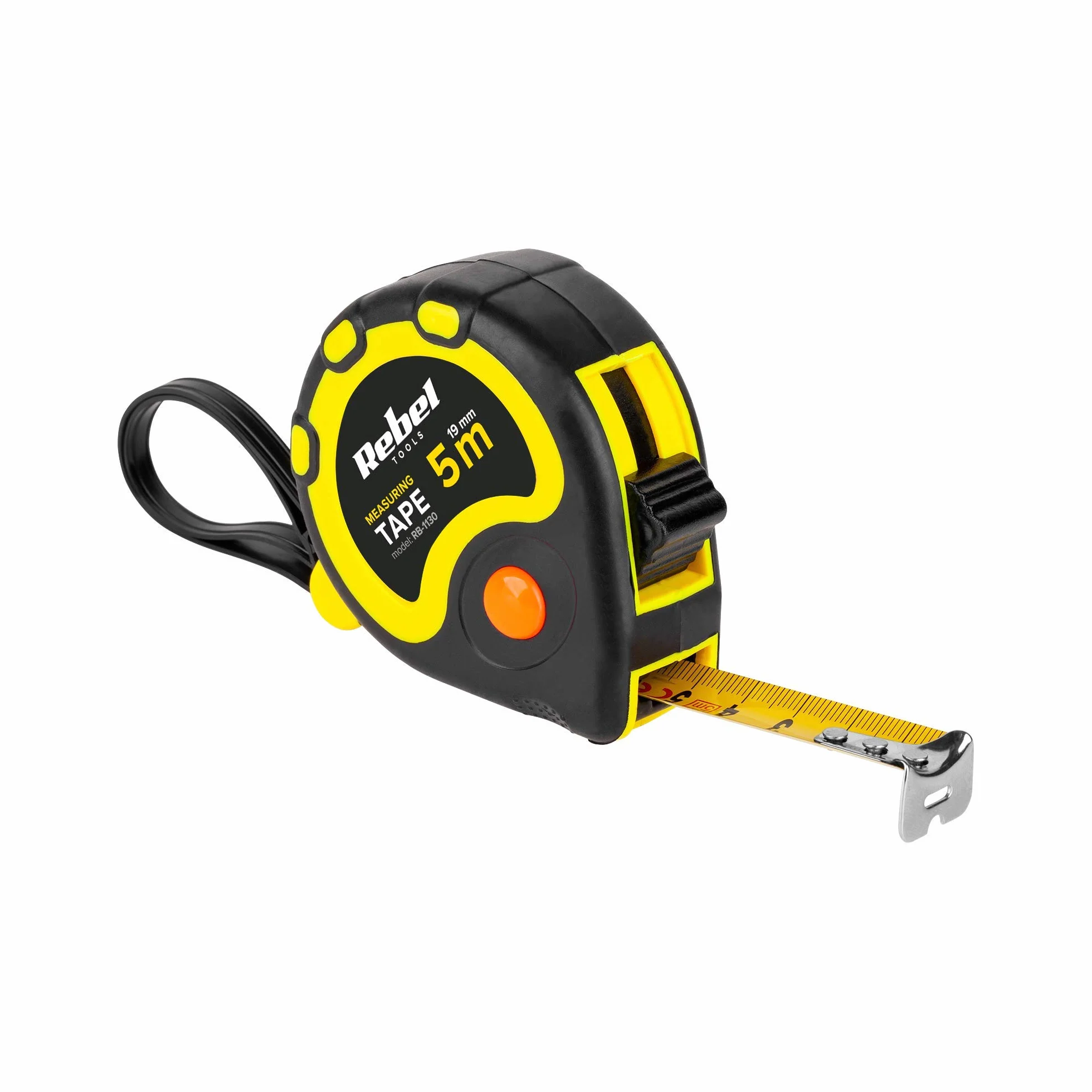 Cinta métrica profesional 5 m 19 mm sistema de enrollado
