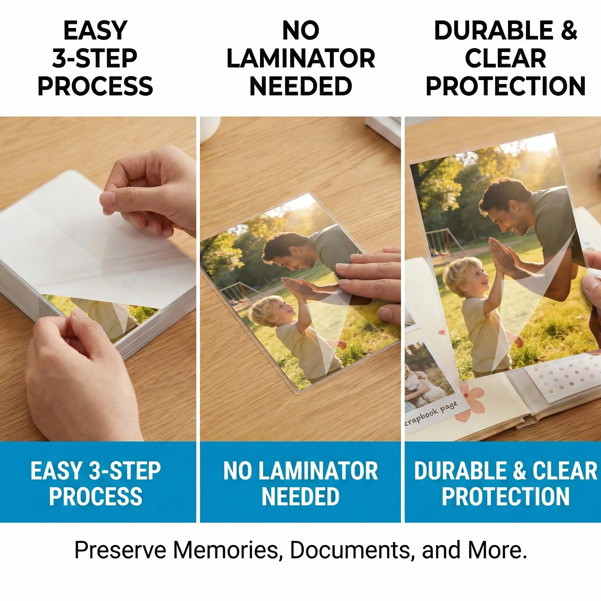 Láminas de Laminación en Frío A7 Autoadhesivas 10 Unidades Protección Duradera