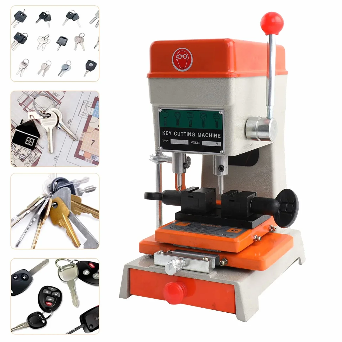 Máquina Copiadora y Fresadora de Llaves - Multiplicador Automático, Herramienta Profesional de Cerrajero 120 W