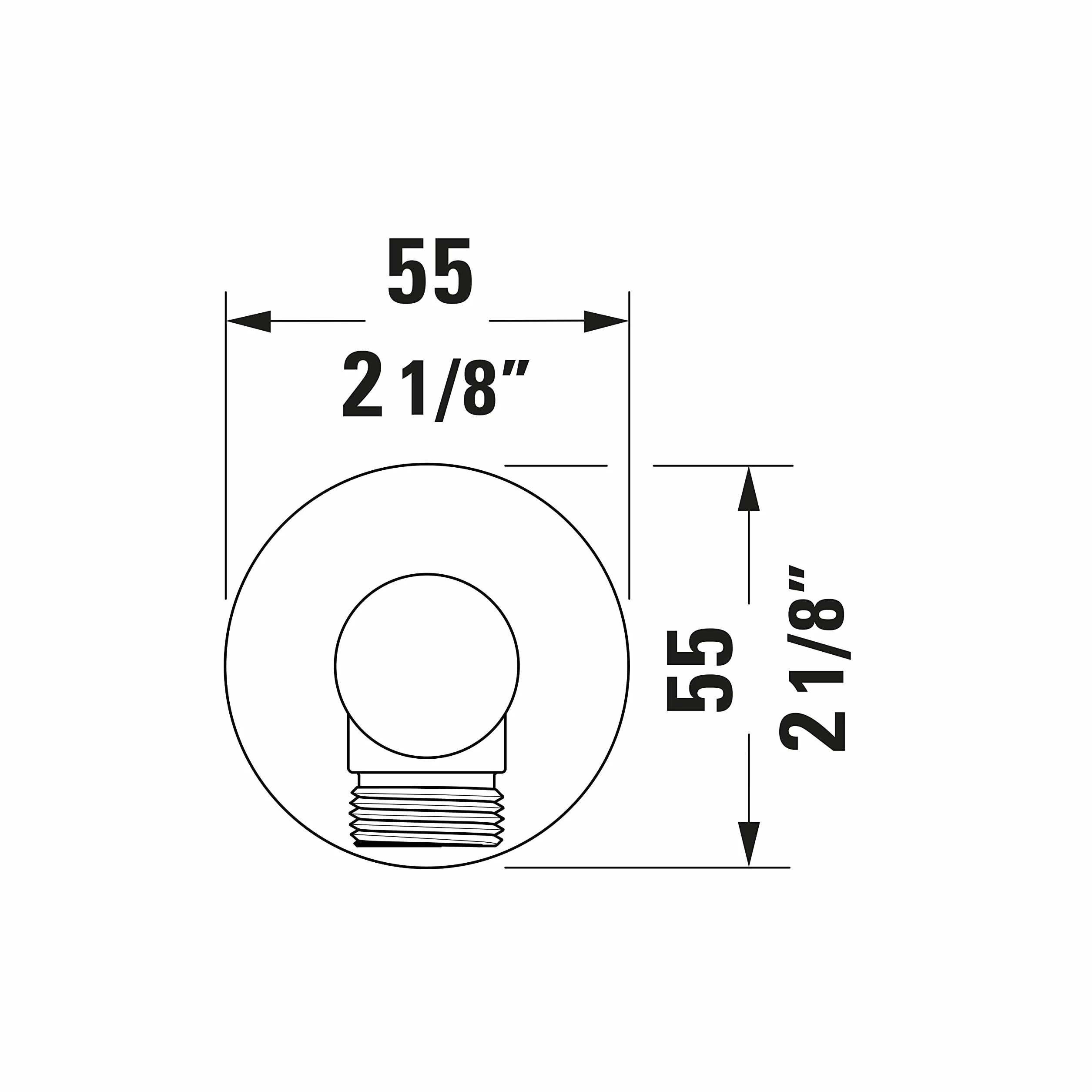 Duravit Codo de conexión a la pared cromo