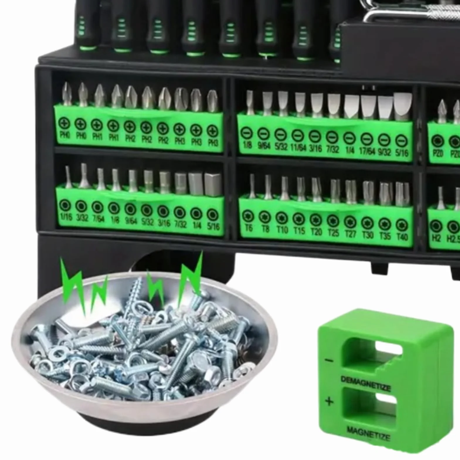 Juego De Destornilladores Fuerte Magnético Y Resistente | Juego De Destornilladores Para Industria Manufacturera Instalaciones Eléctricas Electricistas Ingenieros De Reparación