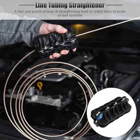 Enderezador de Tubos de 16mm - Herramienta Manual para Enderezar Tubos de Aire Acondicionado en Acero, Acero Inoxidable, Cobre y Aluminio