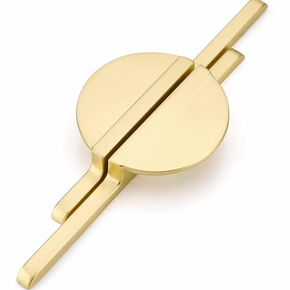 4 Piezas Tiradores Dorados para Armarios de Cocina, 64mm Tiradores Cajones de Aleación de zinc Muebles Tirador, Tiradores Armarios Cocina