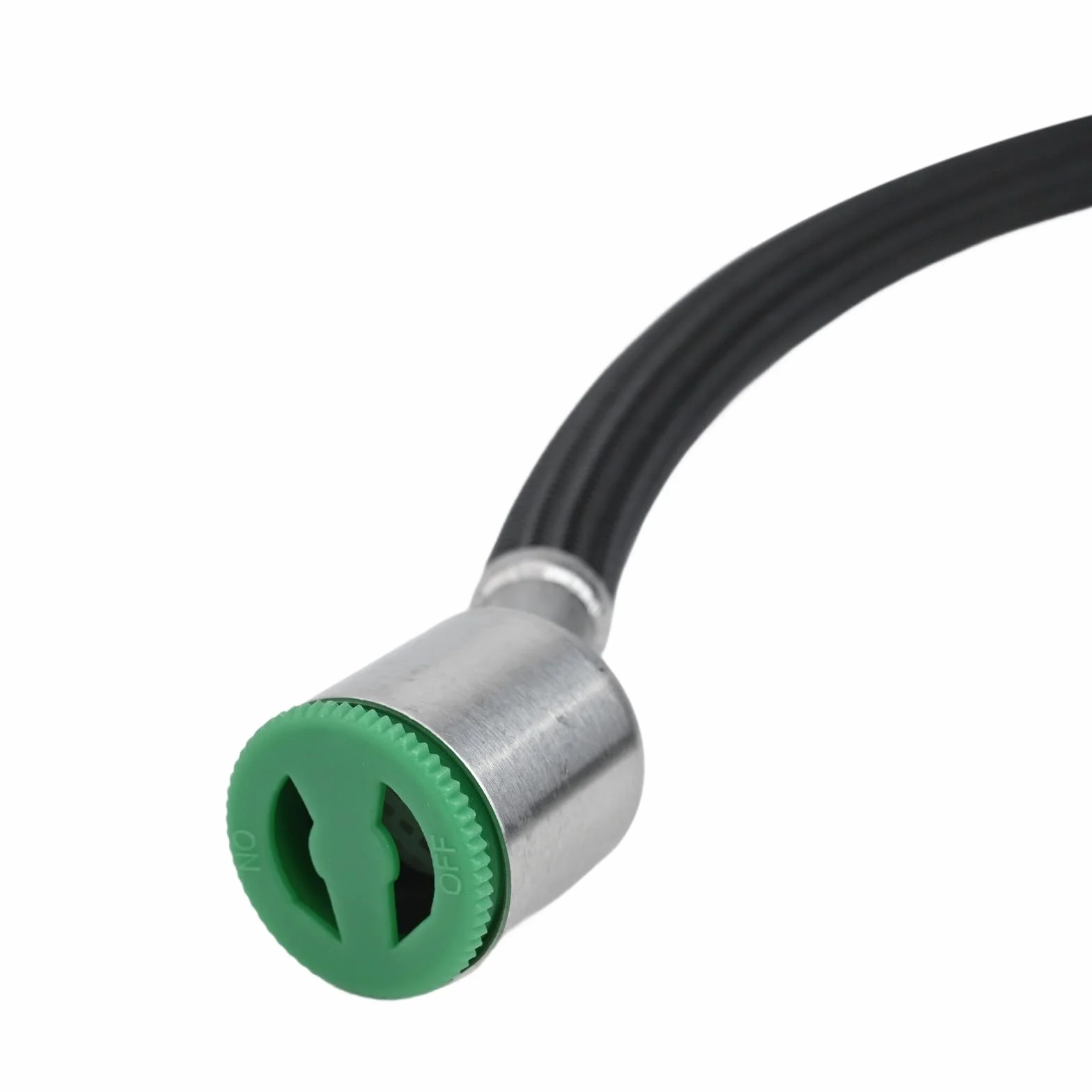 Manguera de repuesto extraíble para grifo de cocina, flexibilidad superior y características de seguridad con tubo interior de gel de sílice y capa exterior de nailon (rosca-negro)