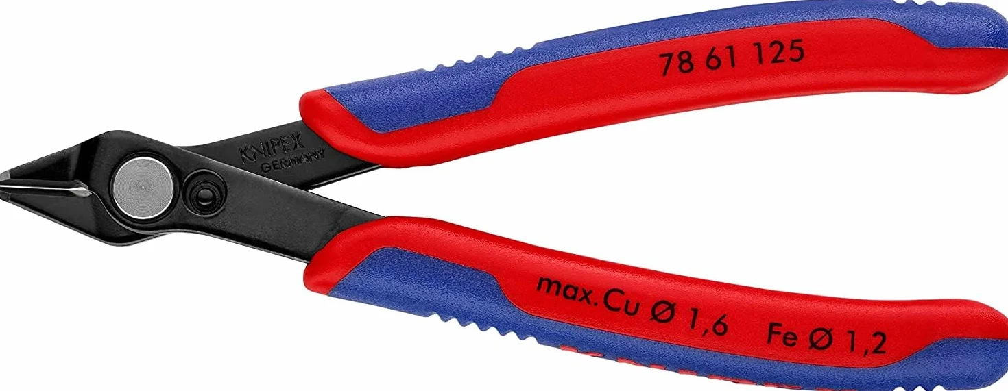 KNIPEX Electronic Super Knips con mangos multicomponente 125 mm, 78 61 125
