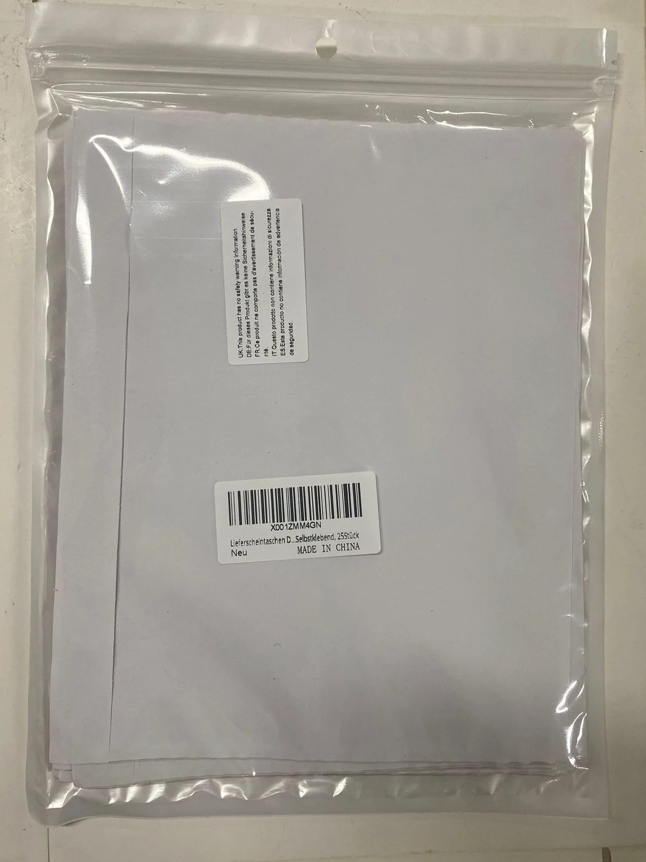 Bolsa Adhesiva Portadocumentos, Sobres Para Albaranes, Sobres Portadocumentos Adhesivos, Bolsa de Albaran, Guarda Albaranes, Facturas, Se Adapta a Documentos de Tamaño A5, 25 Piezas, Transparente