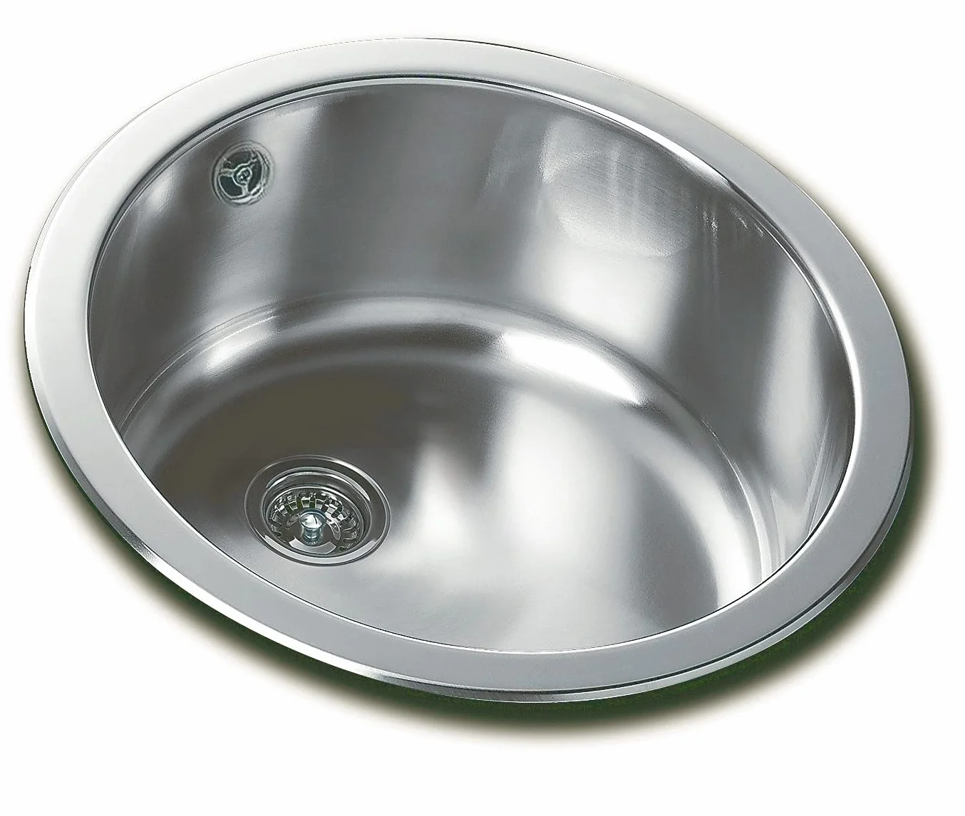 TEKA Fregadero Bajo Encimera 1 Cubeta en Acero Inoxidable 18/10, Profundidad 180mm, Válvula Canasta 3 ½”, Apto para Mueble de 45cm, Modelo ERC 10108035