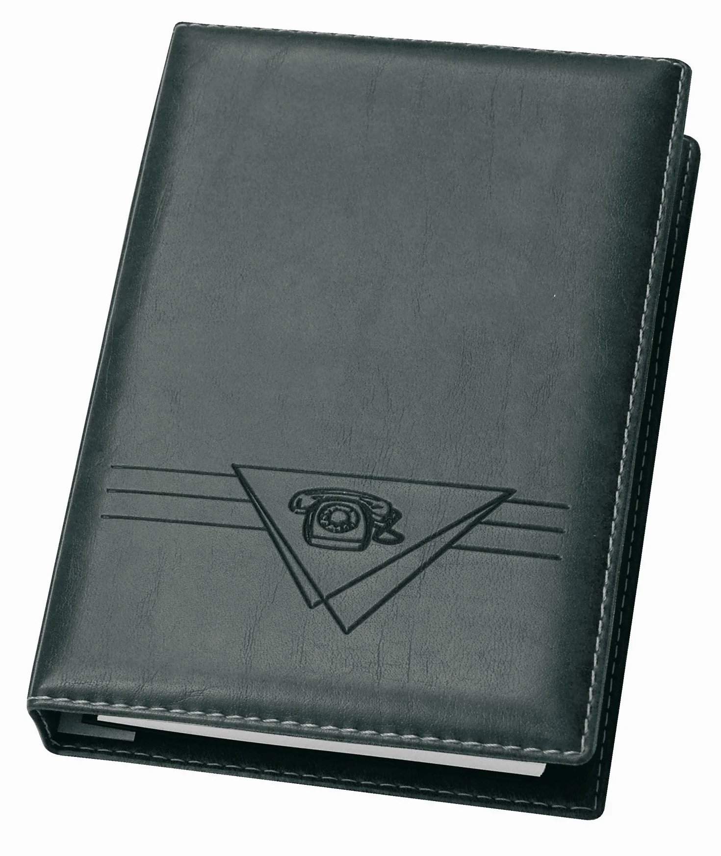 Veloflex Agenda de teléfonos de anillas 16 mm 4 anillas negro
