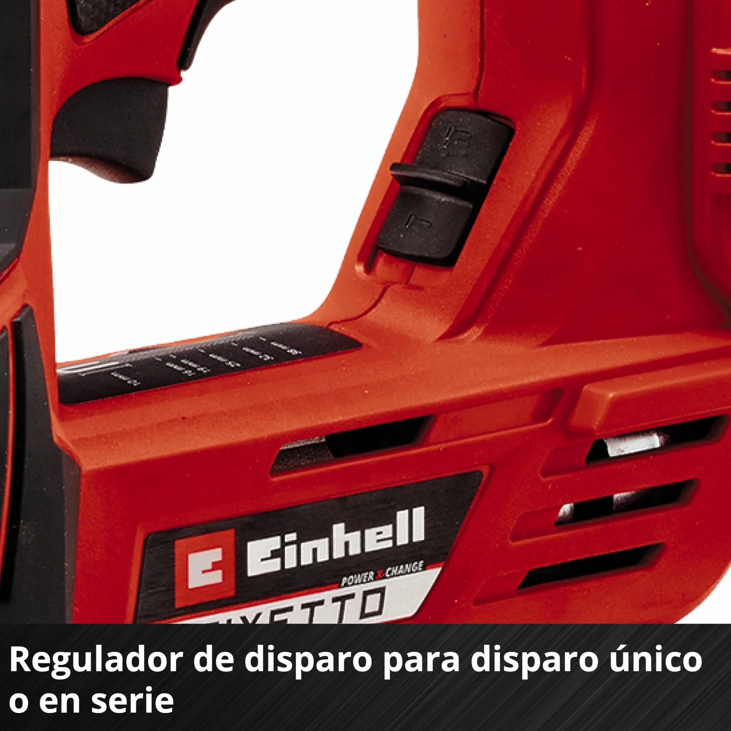 Einhell Professional clavadora con baterías FIXETTO 18/40 S Power X-Change (18 V, 60 tiros/min, máx. 40 mm de longitud de clavo, tiro individual / en serie, incl. 500 clavos, sin batería)